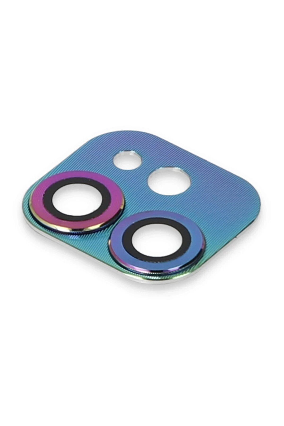 İphone 11 Pers Alümi̇nyum Kamera Lens - Rai̇nbow - Dropx3752-2338