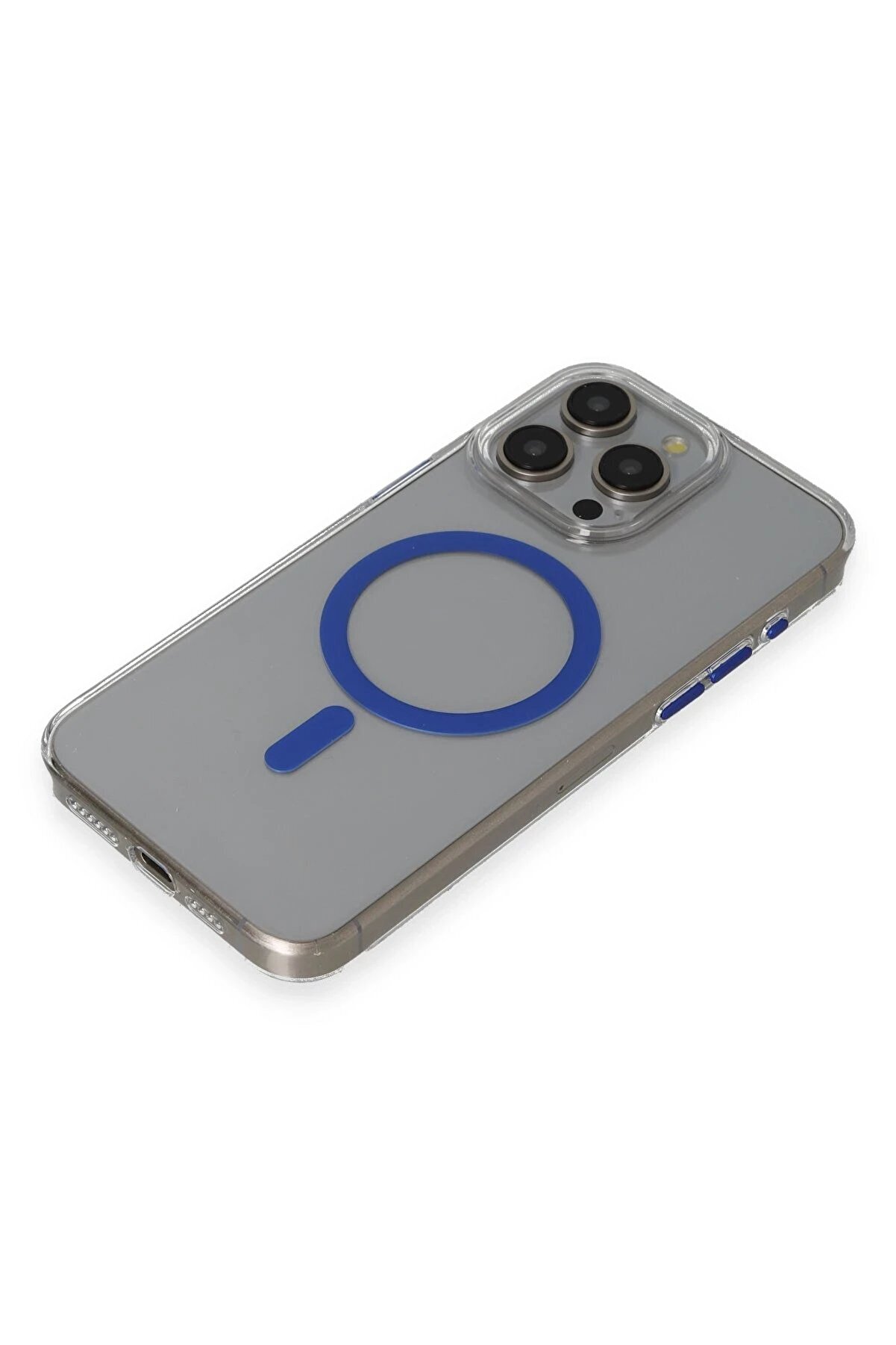 İphone 15 Pro Max Bubble Magsafe Kapak - Laci̇vert - Dropx5669-5937