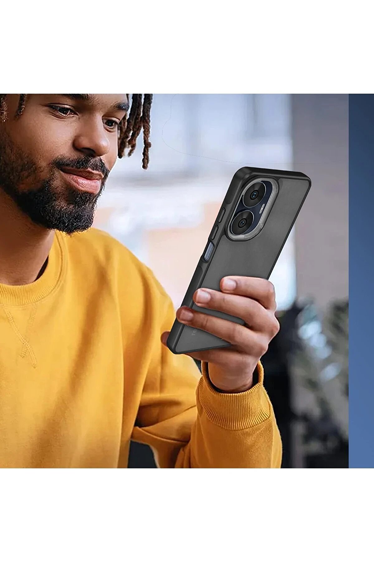 Realme C55 Kılıf Elegant Kapak - Deri̇n Mor - Dropx7535-1727