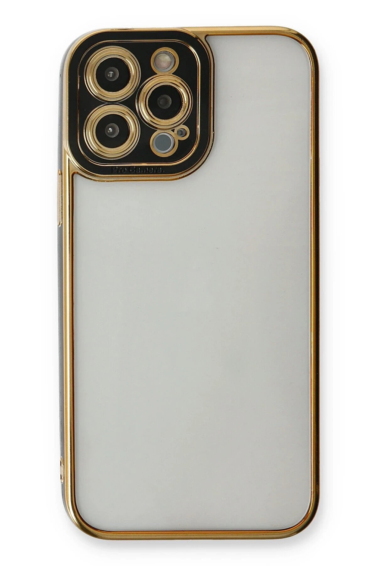 İphone 13 Pro Kılıf Li̇va Lens Si̇li̇kon - Si̇yah - Dropx1674-5231