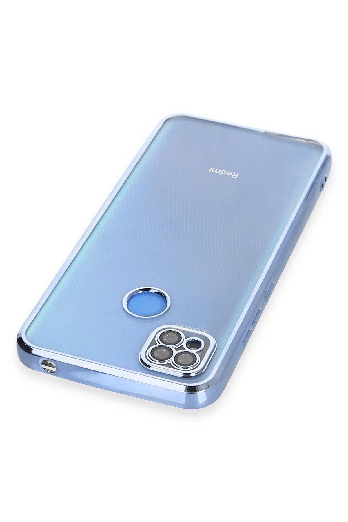Xi̇aomi̇ Redmi̇ 9C Kılıf Lensli̇ Si̇li̇kon - Açık Mavi̇ - Dropx7066-1287