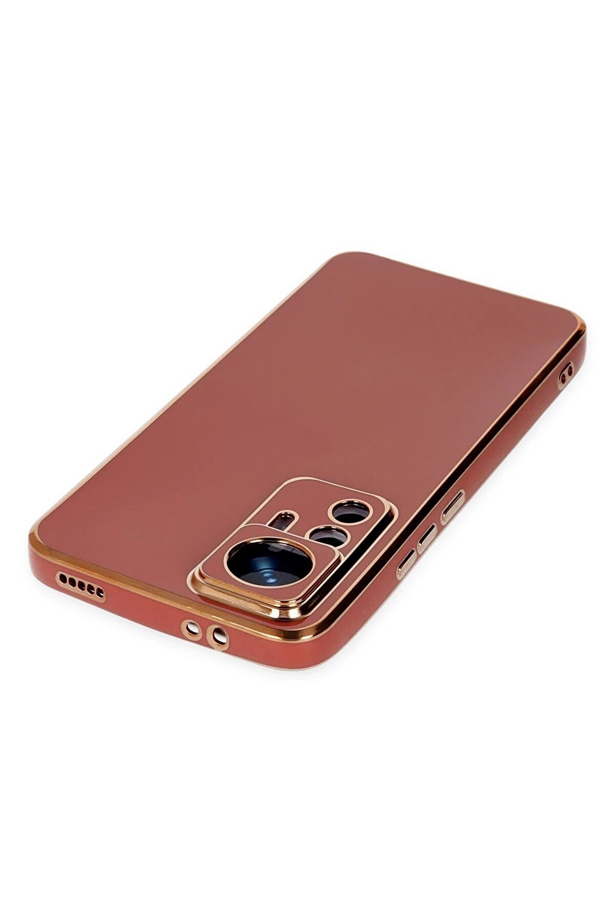 Xi̇aomi̇ Mi̇ 12T Pro Kılıf Volet Si̇li̇kon - Kırmızı - Dropx7980-7822