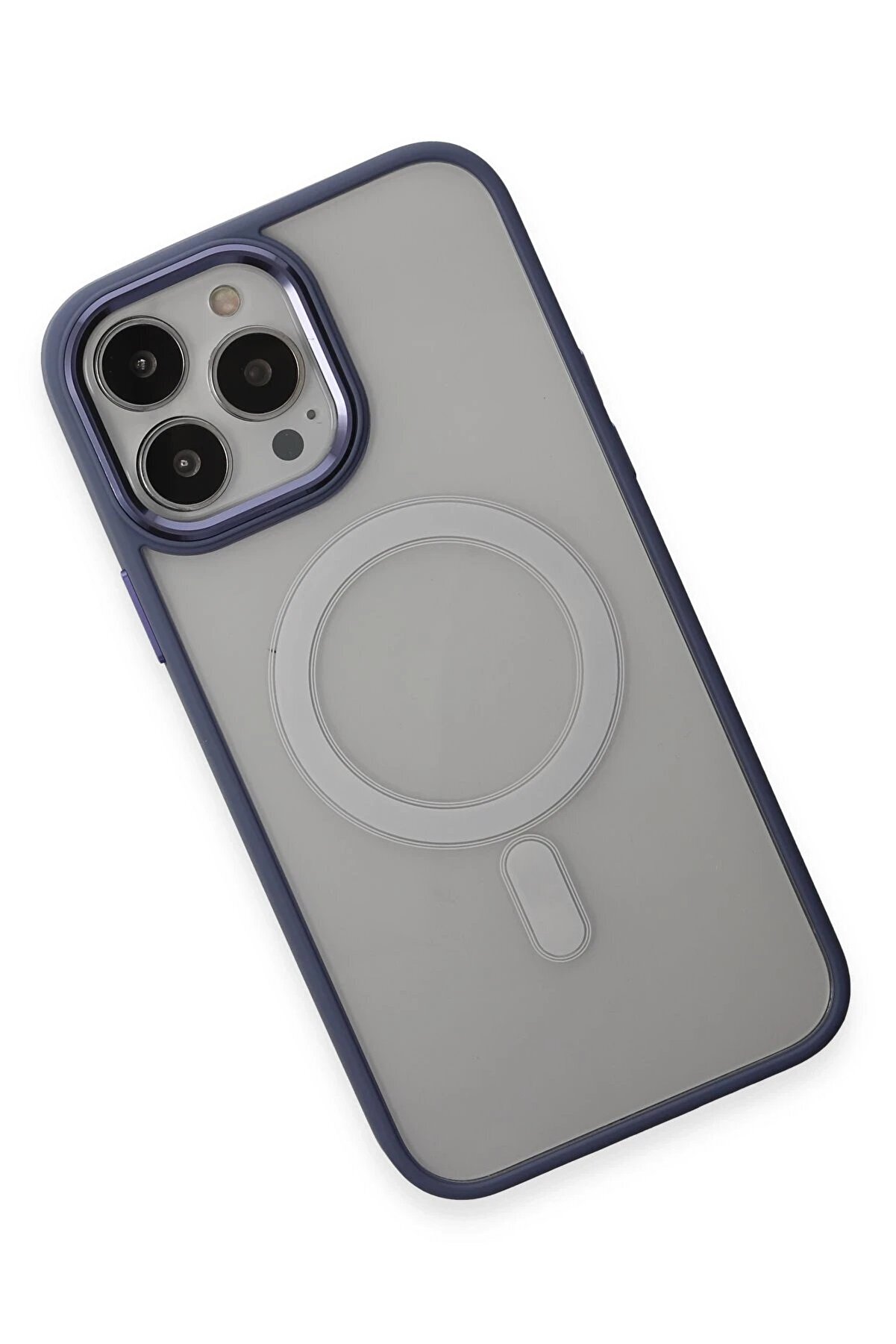 İphone 15 Pro Max Kılıf Room Magneti̇csafe Si̇li̇kon - Si̇erra Blue - Dropx9642-1263