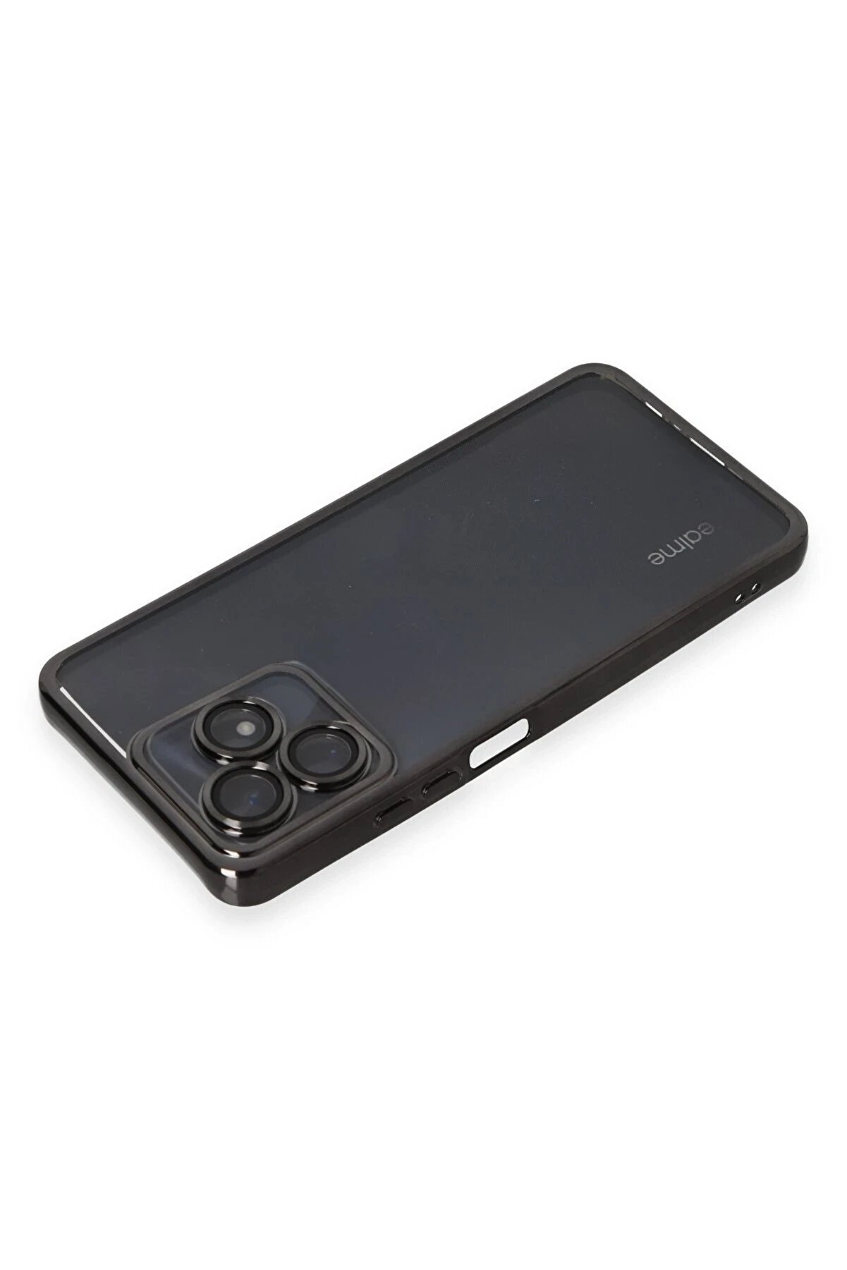 Realme C53 Kılıf Lensli̇ Si̇li̇kon - Si̇yah - Dropx8232-9976