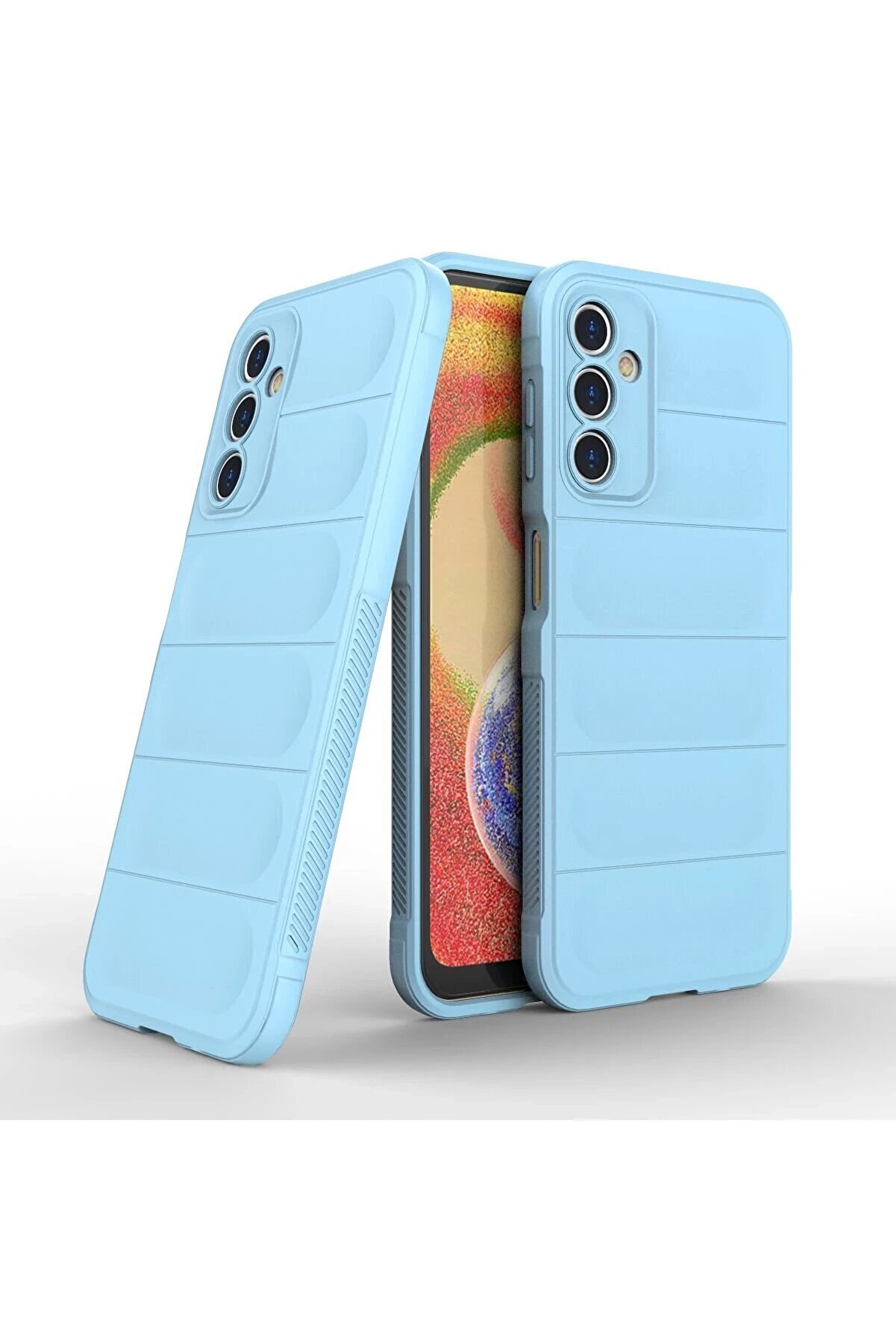 Samsung Galaxy A14 4G Kılıf Opti̇mum Si̇li̇kon - Sky Blue - Dropx8399-9036