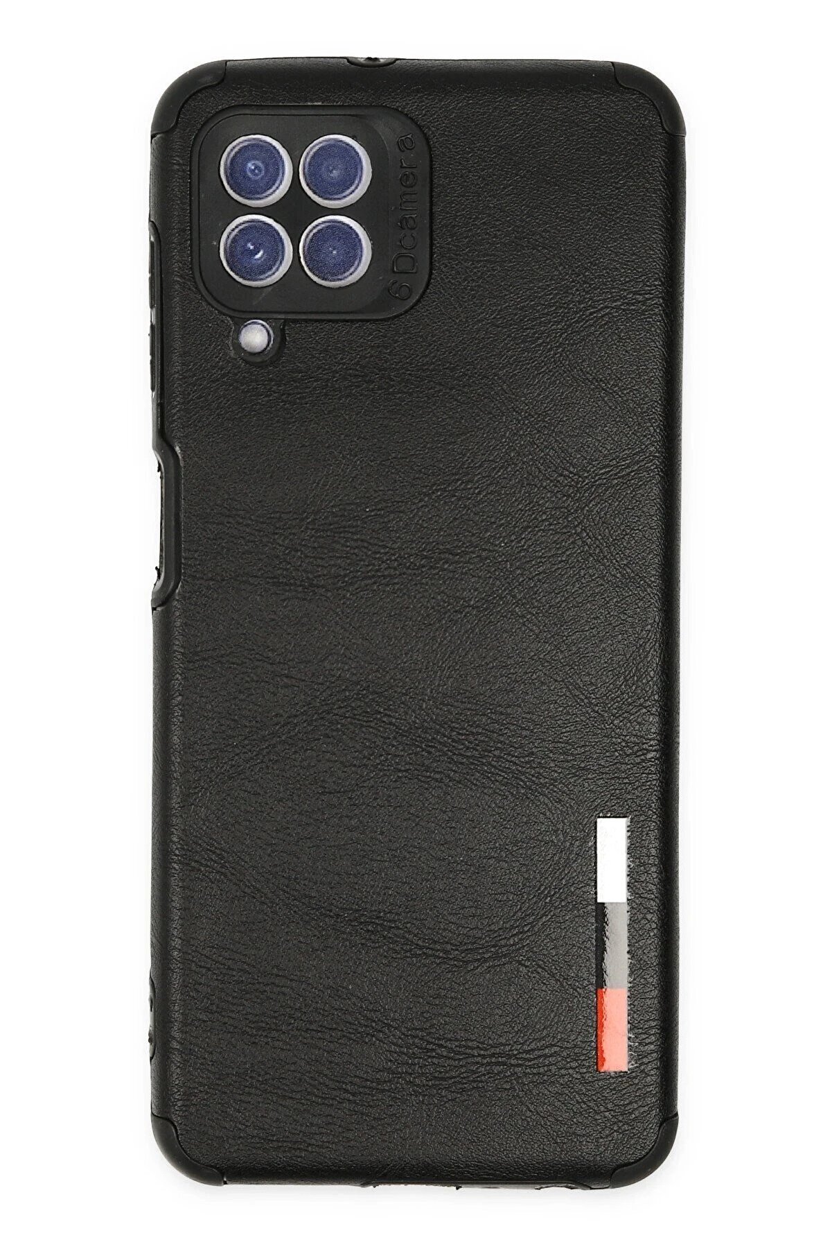 CepteToptan Samsung Galaxy A22 Kılıf Loop Deri Silikon - Siyah - DROPX4104-8382