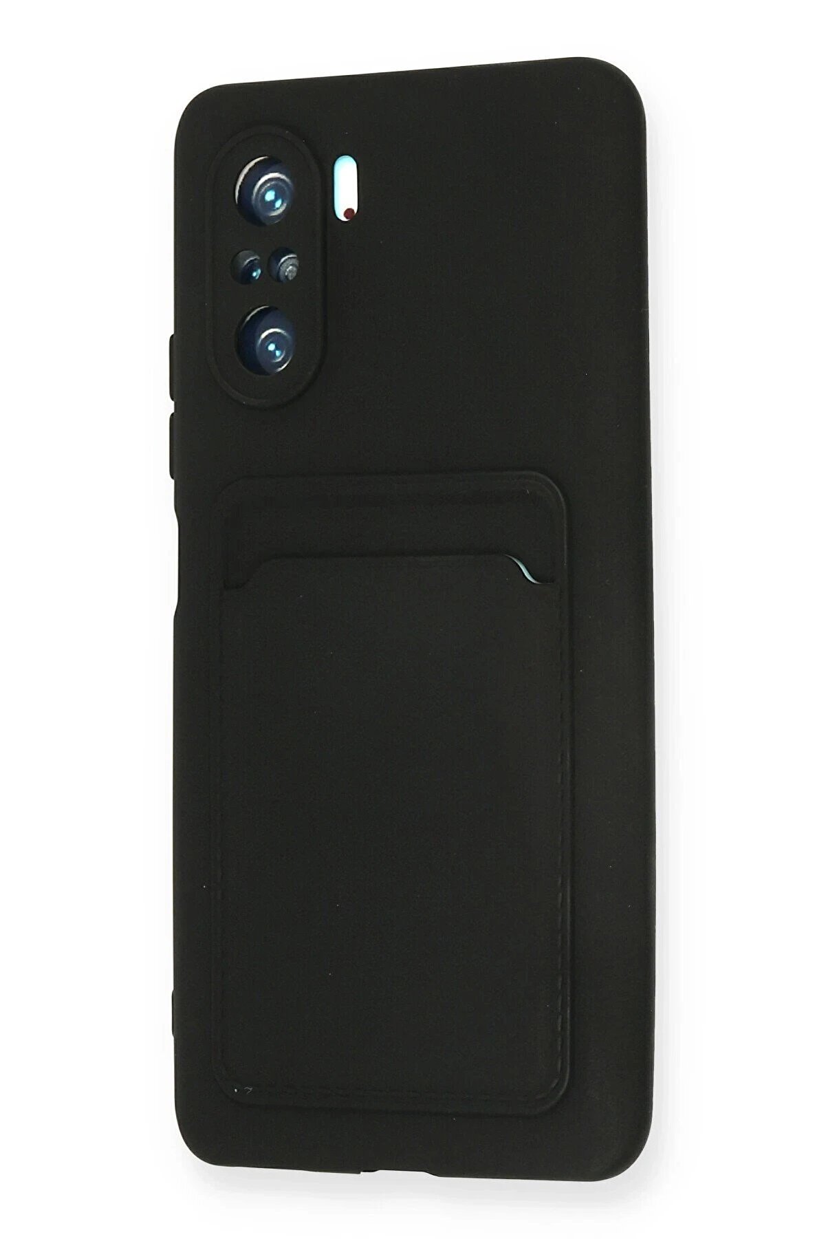 Xi̇aomi̇ Mi̇ 11İ Kılıf Kelvi̇n Kartvi̇zi̇tli̇ Si̇li̇kon - Si̇yah - Dropx1067-7320