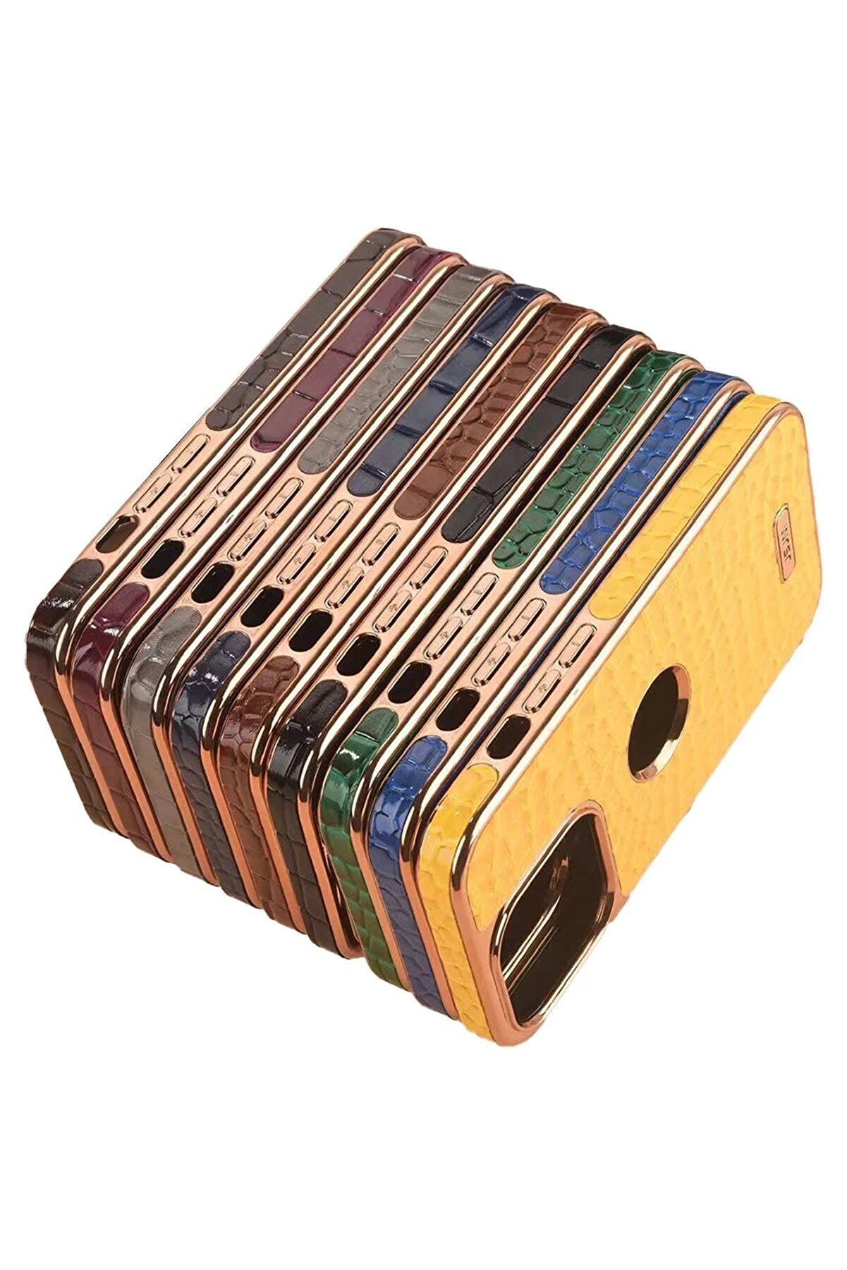 İphone 14 Pro Kılıf Snake Kapak - Deri̇n Mor - Dropx6290-3673