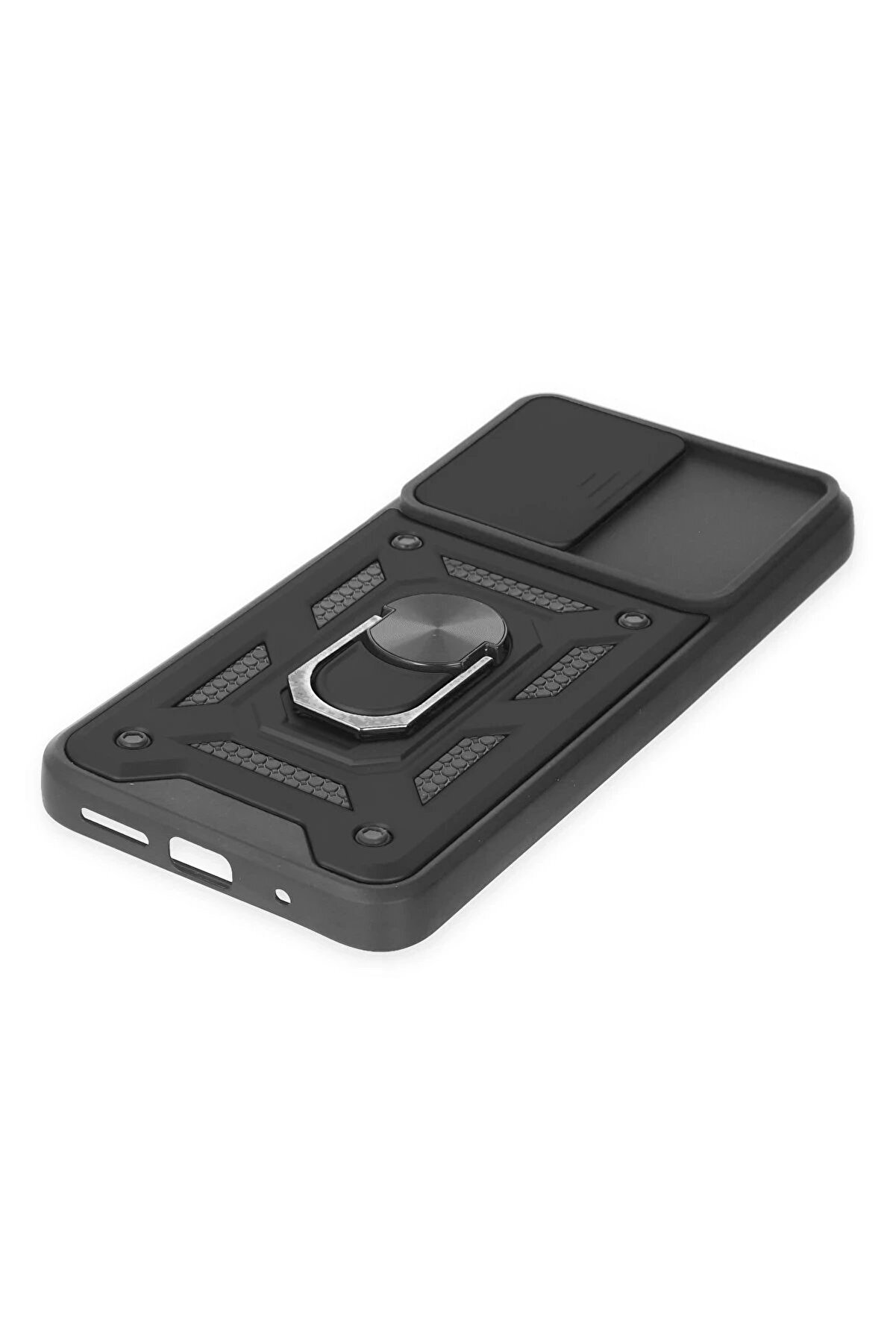 Xi̇aomi̇ Redmi̇ 10 2022 Kılıf Pars Lens Yüzüklü Si̇li̇kon - Si̇yah - Dropx4151-2346