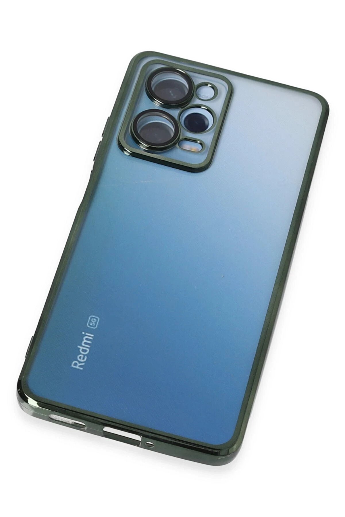 Xi̇aomi̇ Redmi̇ Note 12 Pro 5G Kılıf Lensli̇ Si̇li̇kon - Yeşi̇l - Dropx4700-5375