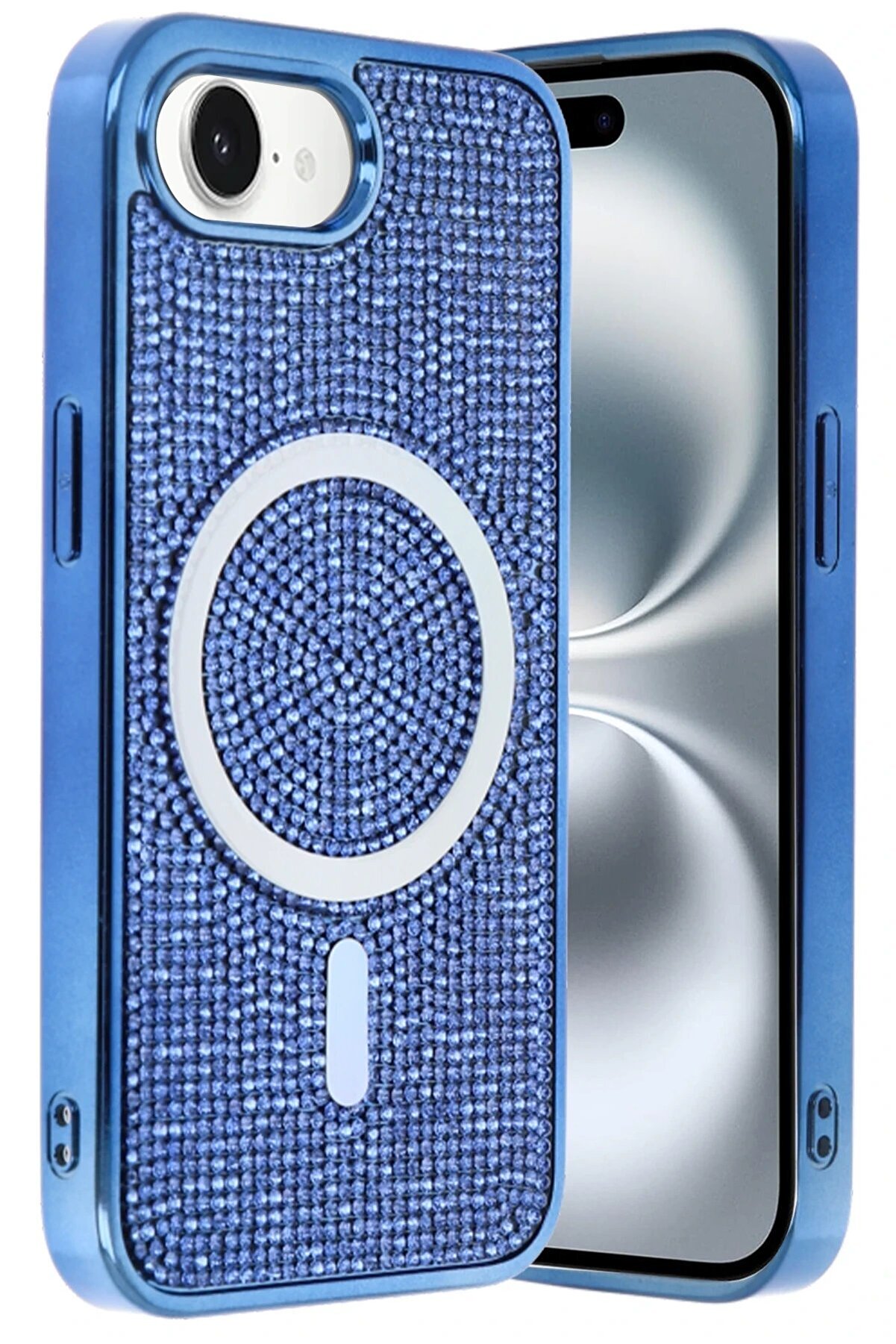 Apple İphone 16E Helen Magsafe Kapak - Laci̇vert - Dropx7378-5880