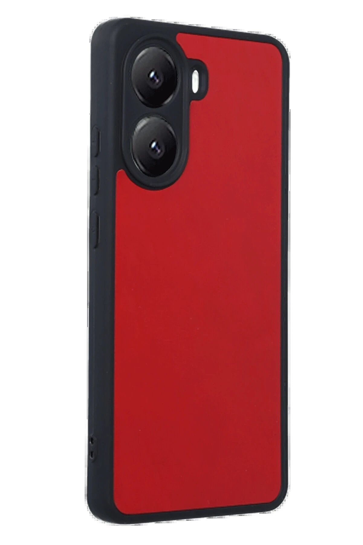 Xi̇aomi̇ Poco X7 Pro Kılıf Aras Deri̇ Kapak - Kırmızı - Dropx8366-5500