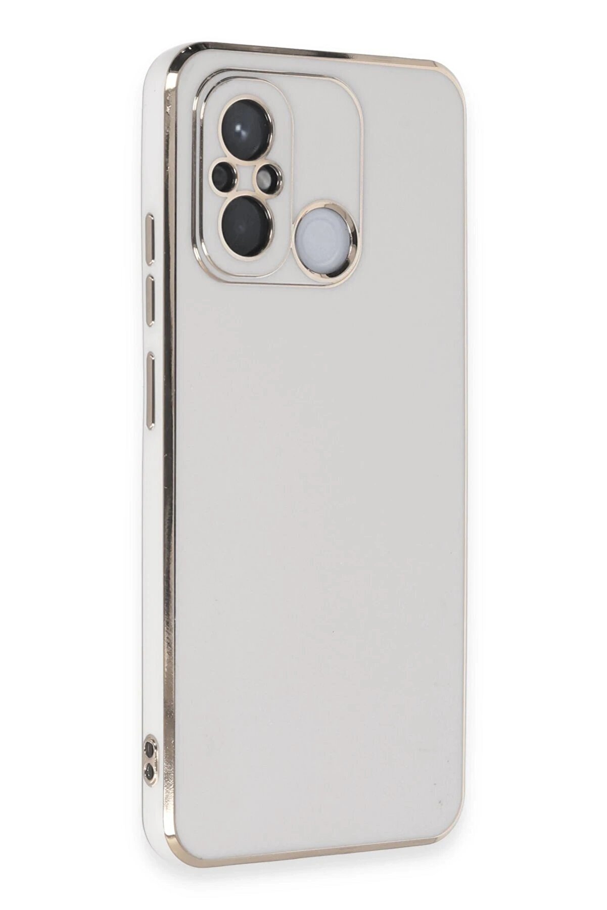 Newface Xi̇aomi̇ Redmi̇ 12C Kılıf Volet Si̇li̇kon - Beyaz