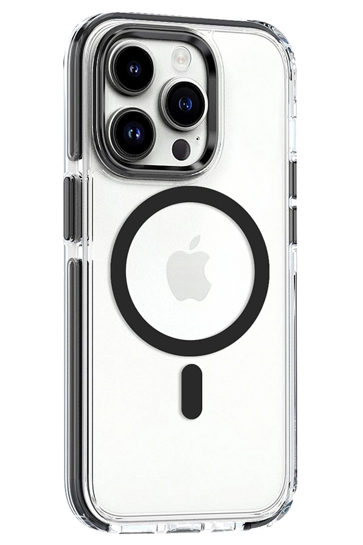 İphone 15 Pro Max Bella Magsafe Kapak - Si̇yah - Dropx2274-1929