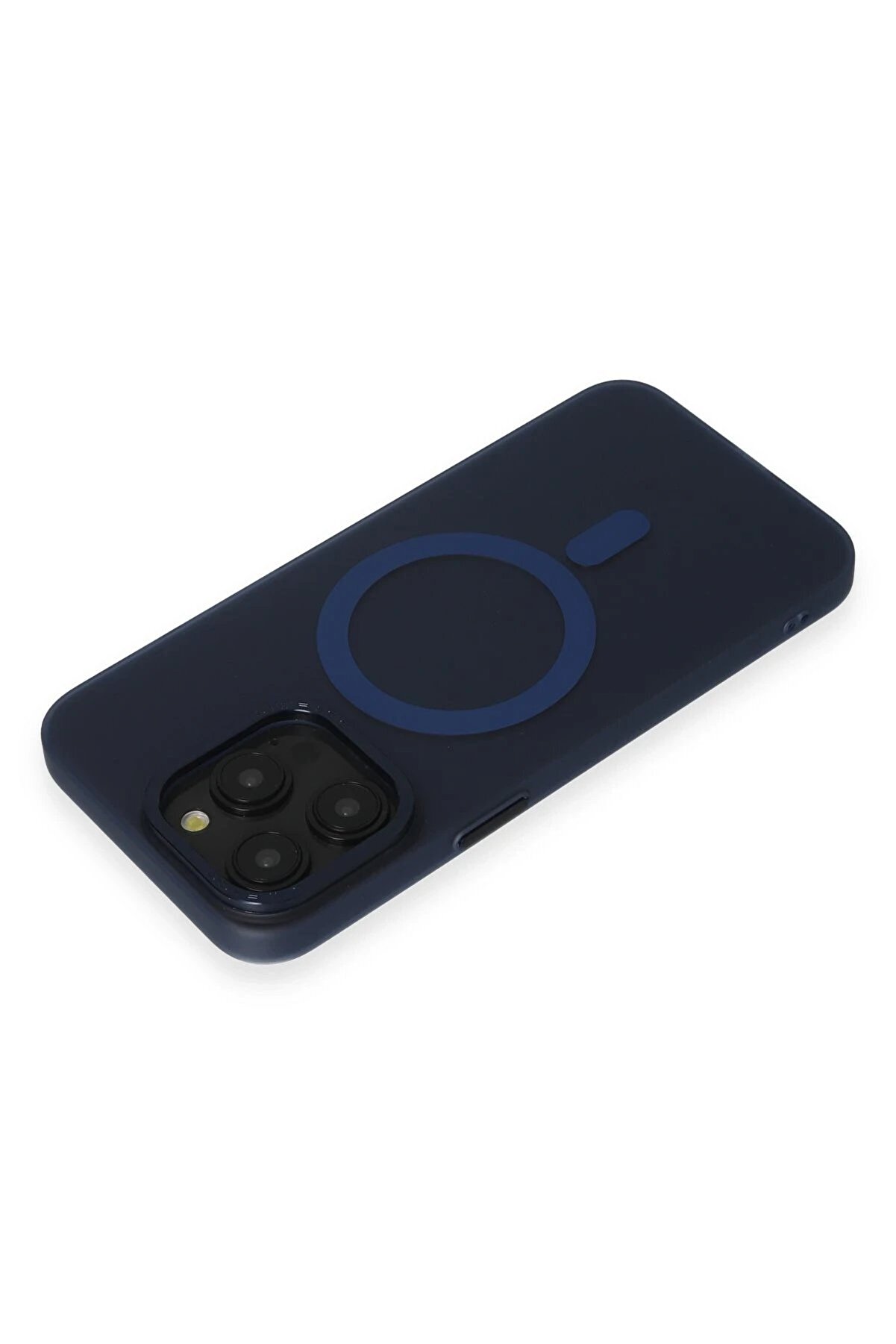 İphone 15 Pro Kılıf Lodos Magneti̇csafe Mat Kapak - Mavi̇ - Dropx2255-6592