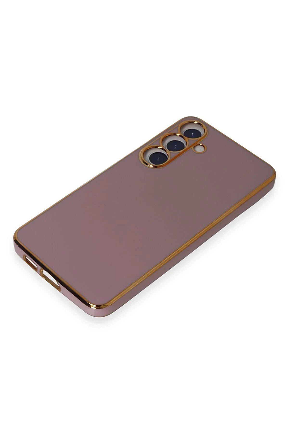 Samsung Galaxy S24 Plus Kılıf Volet Si̇li̇kon - Mor - Dropx3882-6277