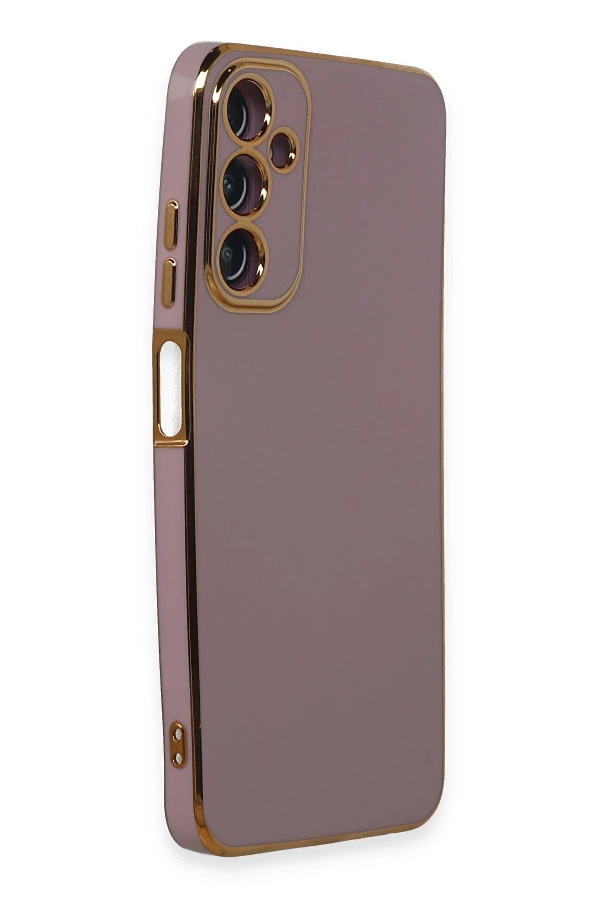 Samsung Galaxy A05S Kılıf Volet Si̇li̇kon - Mor - Dropx1093-1661