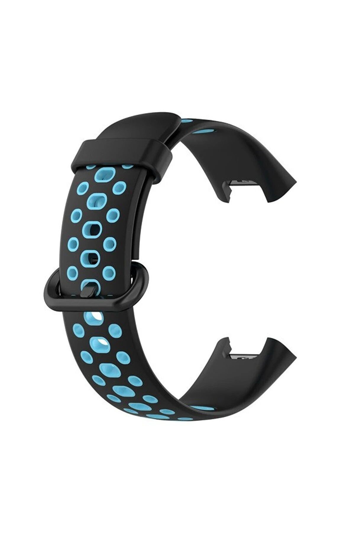 Xi̇aomi̇ Redmi̇ Watch 2 Spor Deli̇kli̇ Kordon - Si̇yah-Mavi̇ - Dropx3414-2515