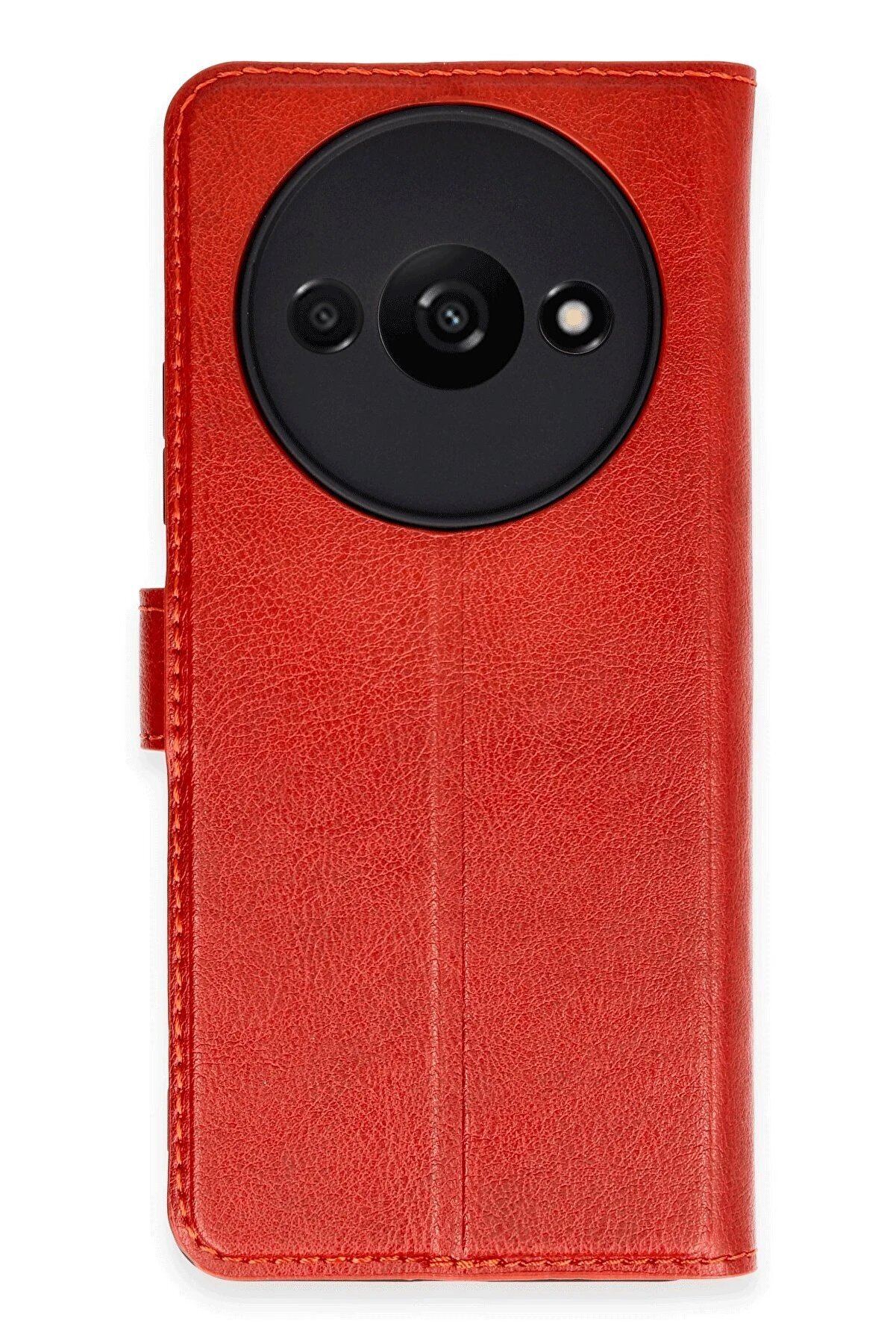 CepteToptan Newface Xiaomi Redmi A3 4G Kılıf Trend S Plus Kapaklı Kılıf - Kırmızı