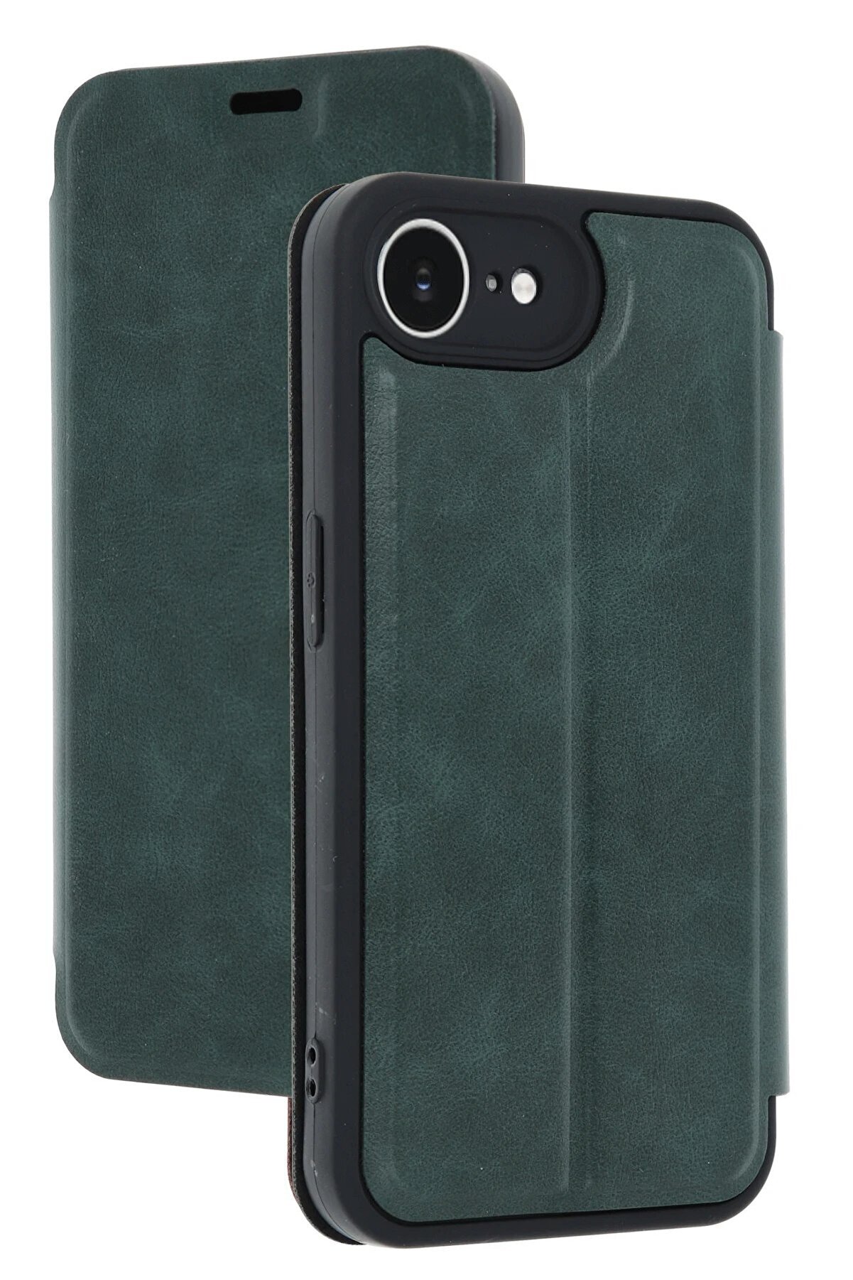 İphone 16E Kılıf Fli̇p Cover - Koyu Yeşi̇l - Dropx5778-8804