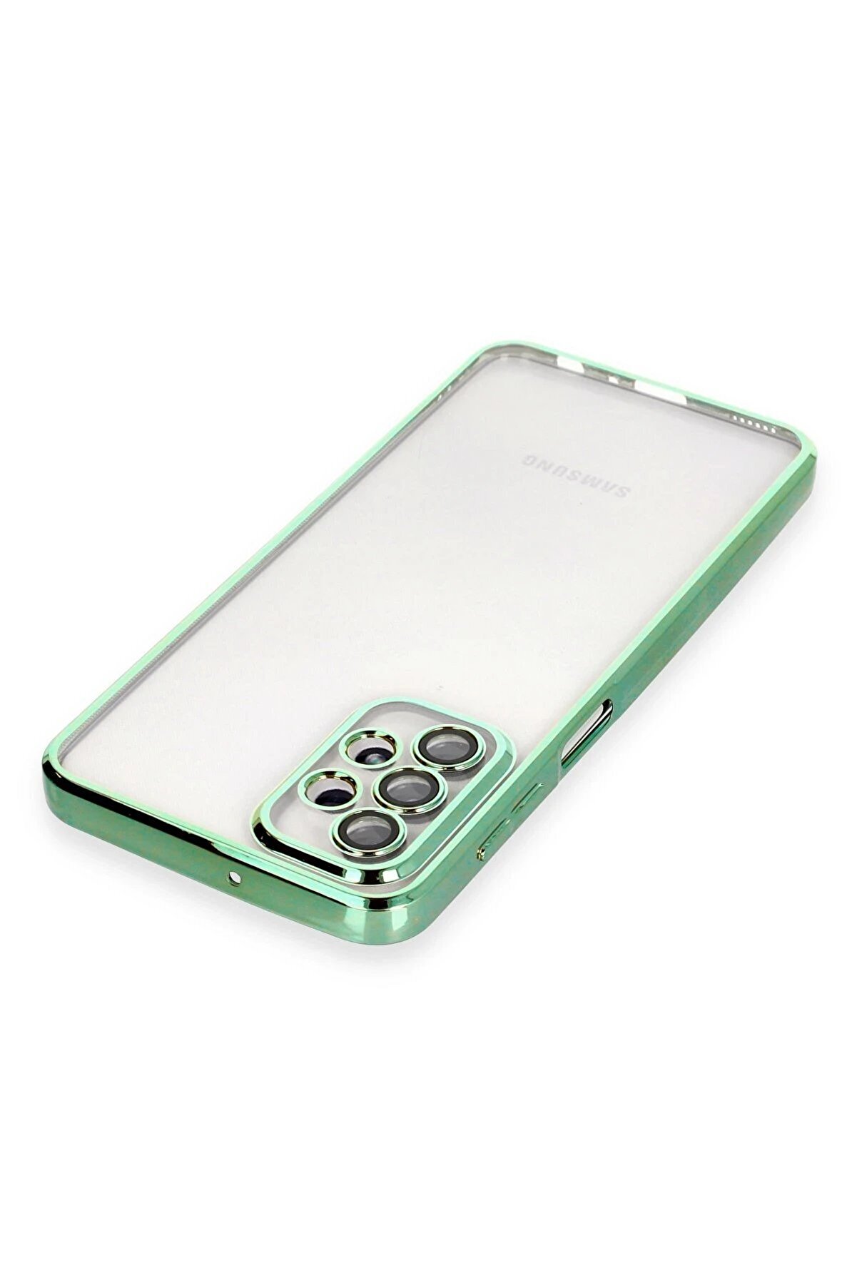 Samsung Galaxy A23 4G Kılıf Lensli̇ Si̇li̇kon - Yeşi̇l - Dropx4990-3836