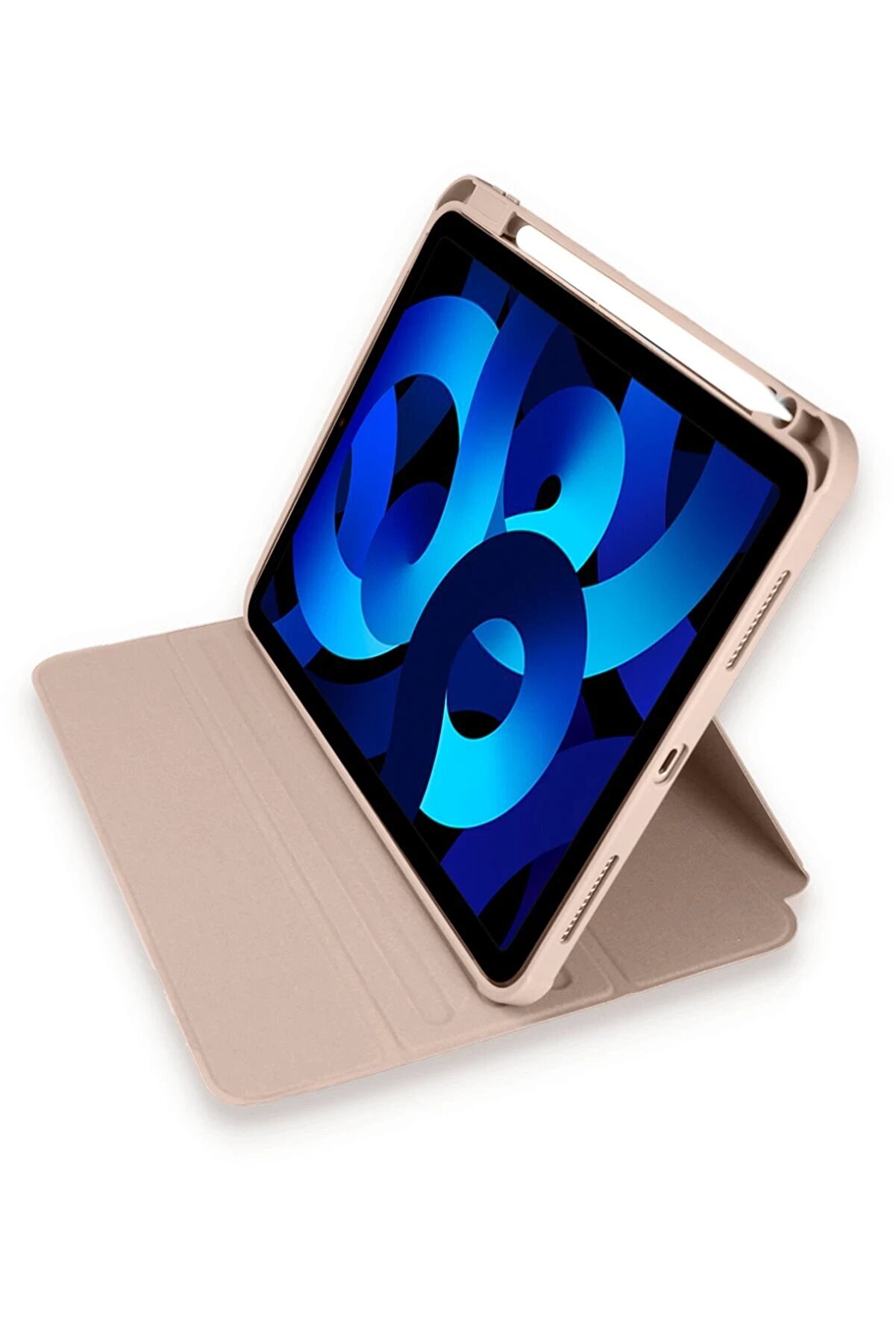 İpad Pro 11 (2021) Kılıf Starli̇ng 360 Kalemli̇kli̇ Tablet Kılıf - Rose Gold - Dropx6164-7523
