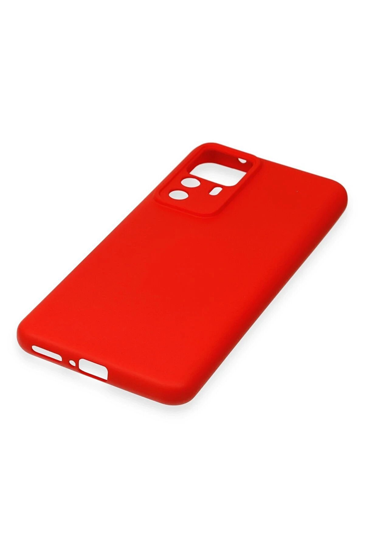 Xi̇aomi̇ Mi̇ 12T Pro Kılıf Nano İçi̇ Kadi̇fe Si̇li̇kon - Kırmızı - Dropx8168-1854