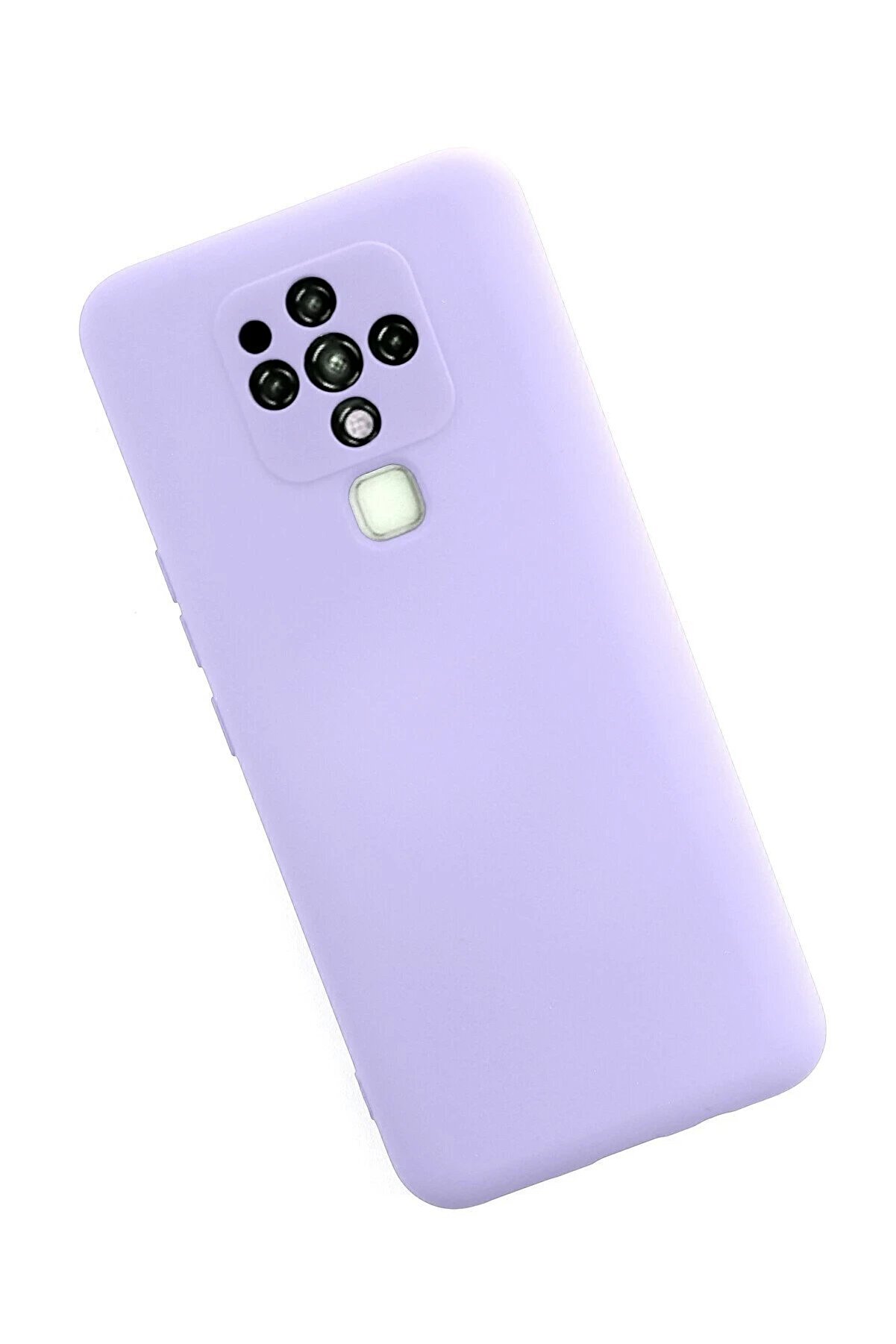 Tecno Camon 16 Kılıf Nano İ&ccedil;i̇ Kadi̇fe Si̇li̇kon - Li̇la - Dropx6811-3891