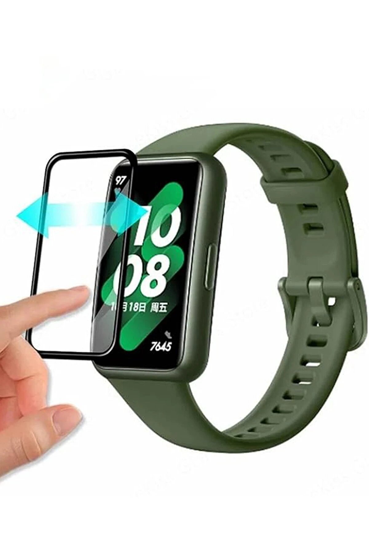Huawei̇ Band 8 Polymer Nano Ekran Koruyucu - Şeffaf - Ogz3791-3687