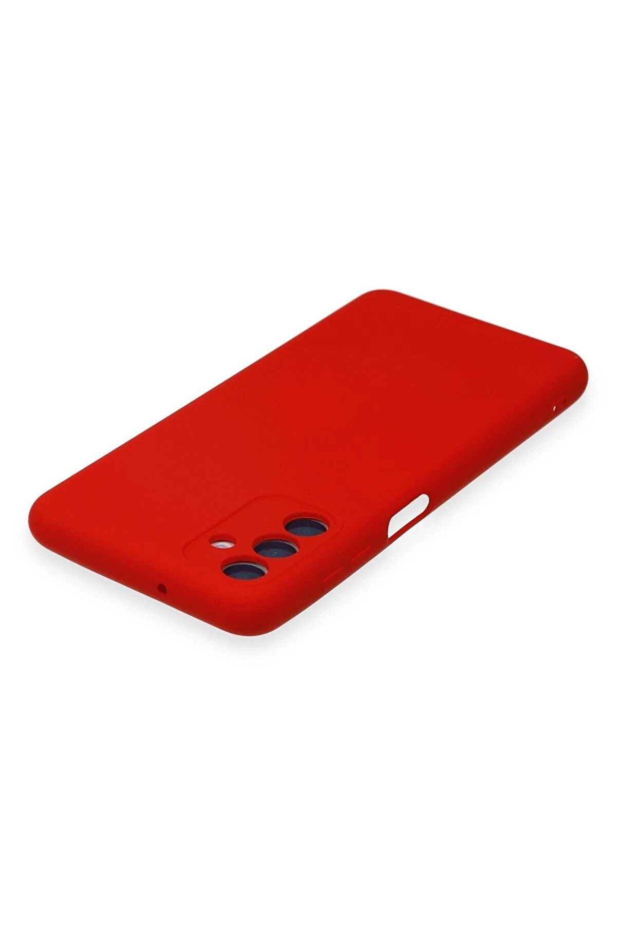 Samsung Galaxy A24 4G Kılıf Nano İ&ccedil;i̇ Kadi̇fe Si̇li̇kon - Kırmızı - Dropx8495-7143
