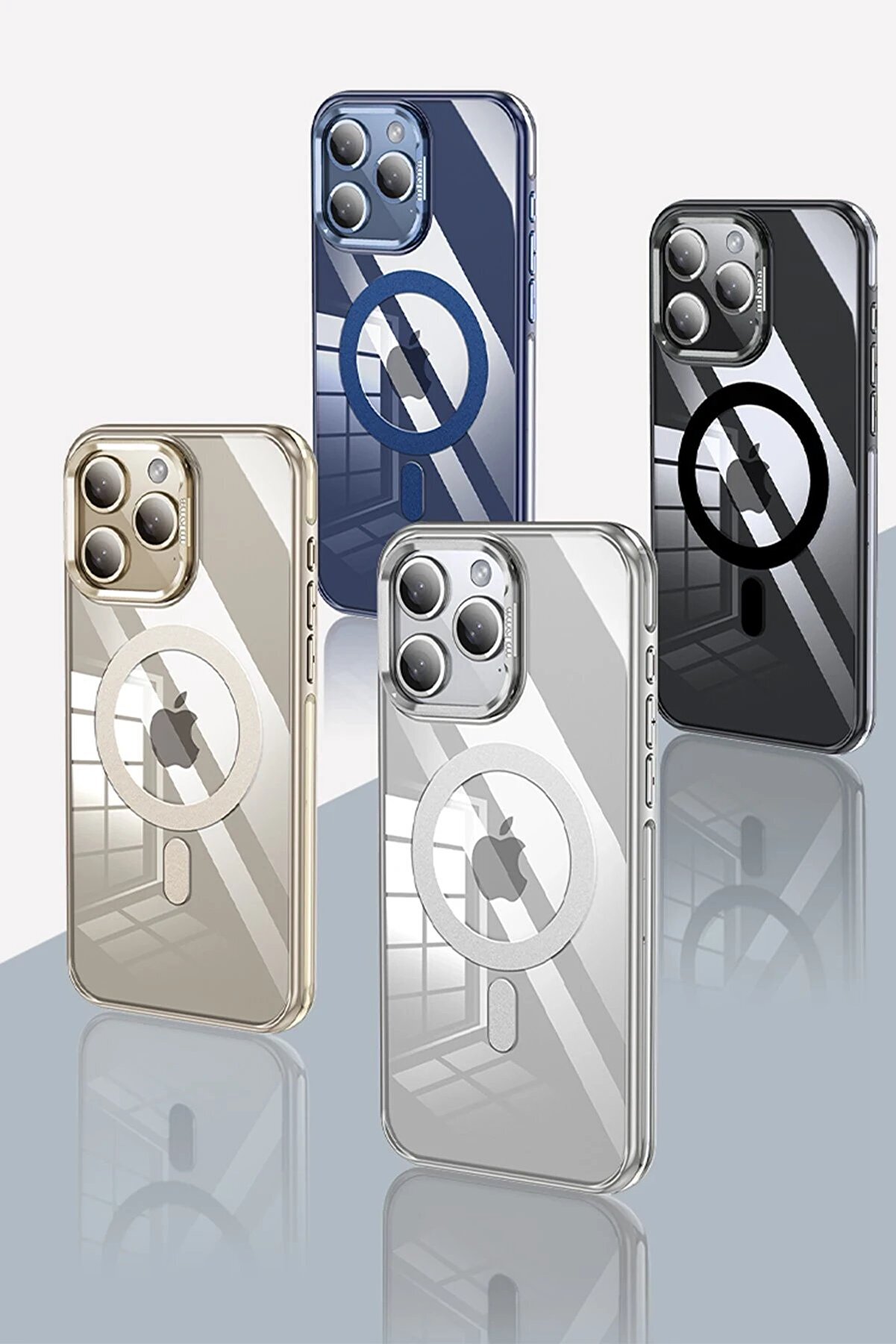 İphone 14 Pro Max Drop Magsafe Kapak - Ti̇tan Gri̇ - Mki̇1441-7773