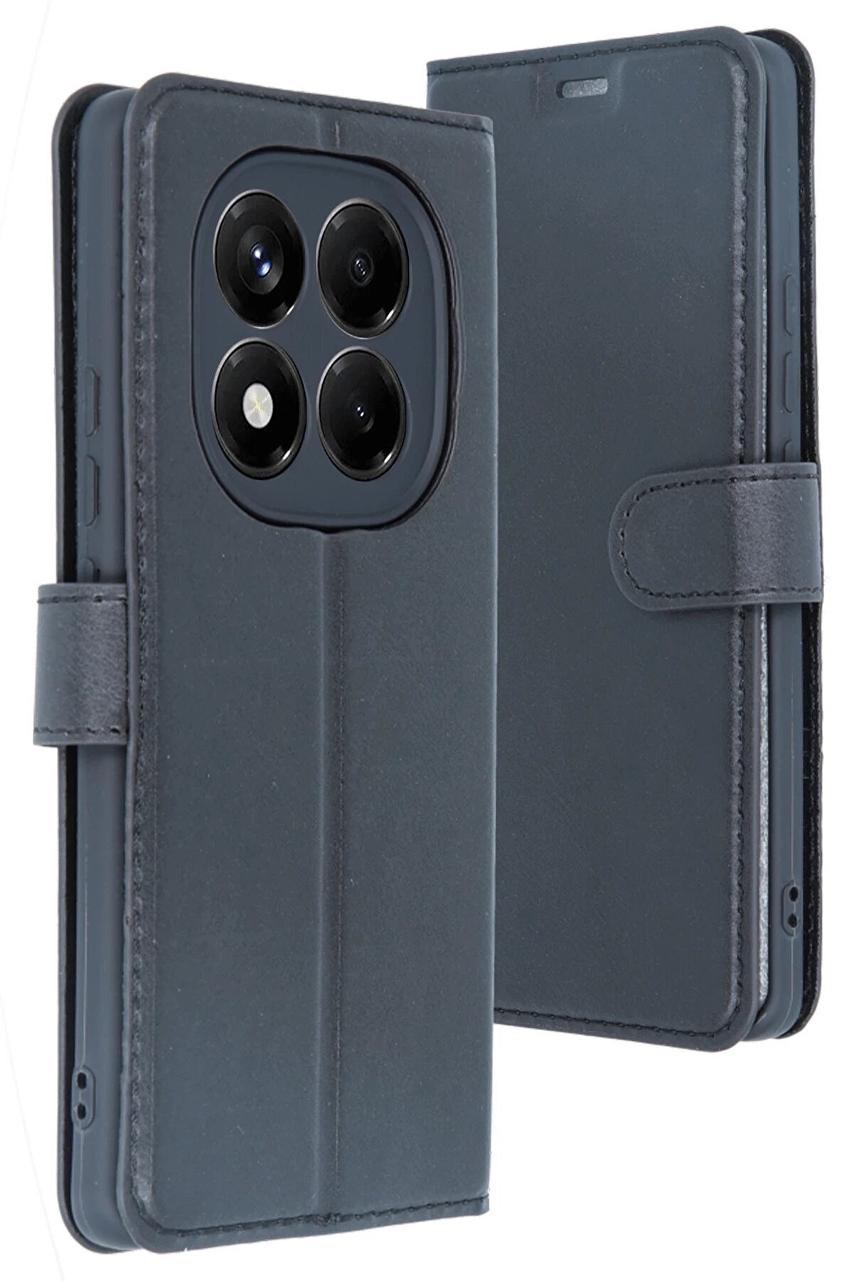 Xi̇aomi̇ Redmi̇ Note 14 4G Kılıf Trend S Plus Kapaklı Kılıf - Si̇yah - Dropx7004-1080