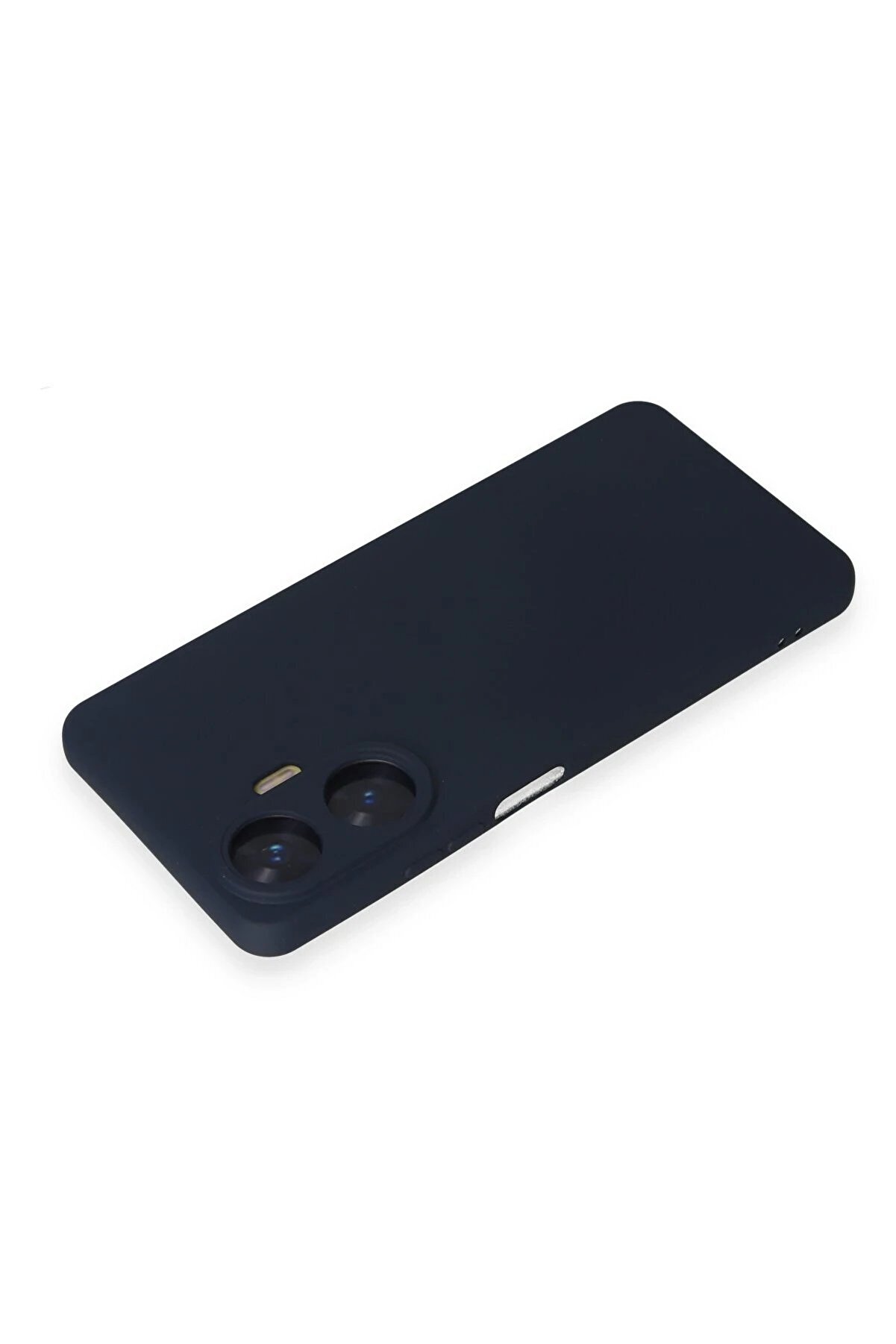 Realme C55 Kılıf Nano İçi̇ Kadi̇fe Si̇li̇kon - Laci̇vert - Dropx6676-1672