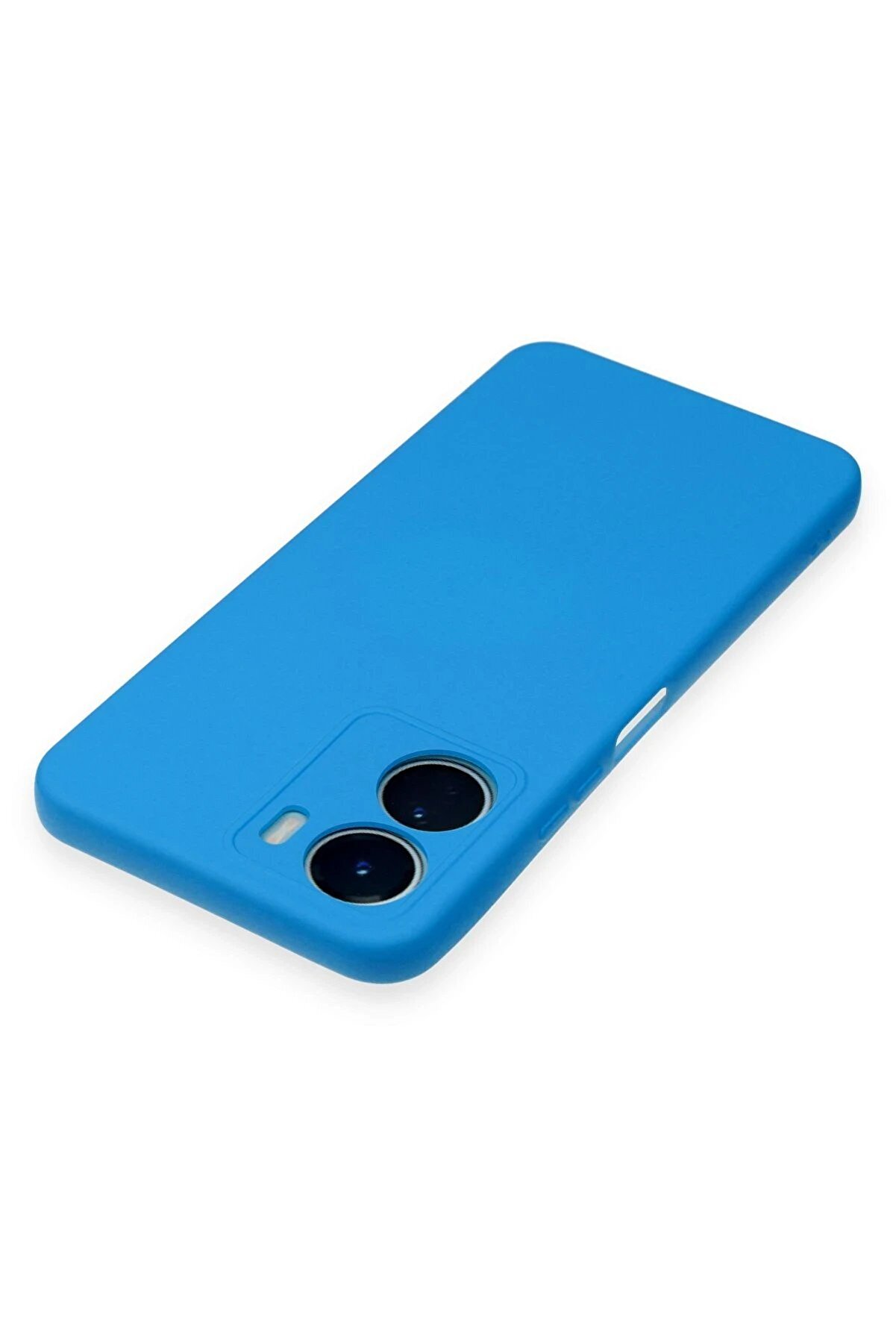 Vi̇vo Y16 Kılıf Nano İçi̇ Kadi̇fe Si̇li̇kon - Mavi̇ - Dropx7649-2599