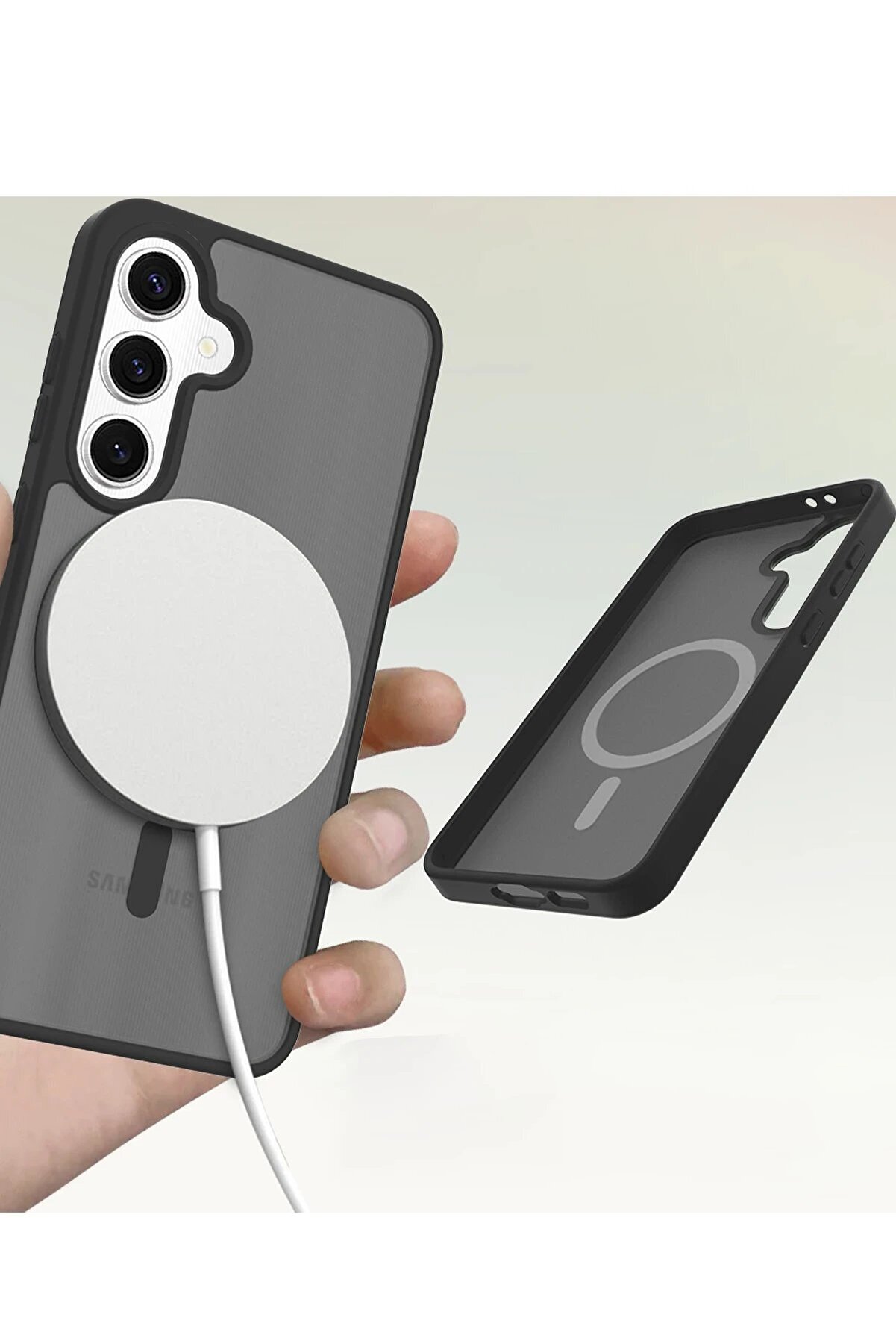 Samsung Galaxy S24 Fe Jota Magsafe Kapak - Li̇la - Dropx2103-5203