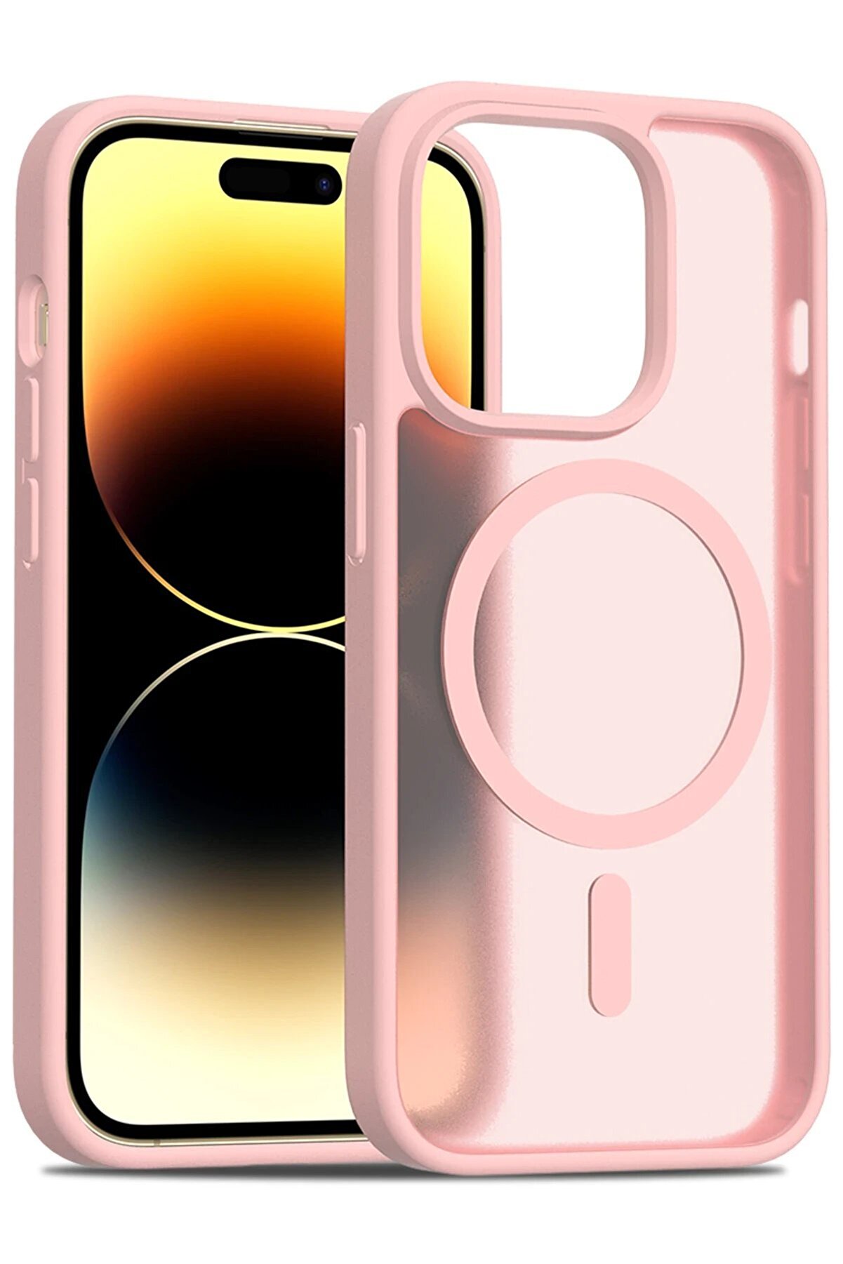 İphone 14 Pro Jota Magsafe Kapak - Pudra - Dropx7901-9737