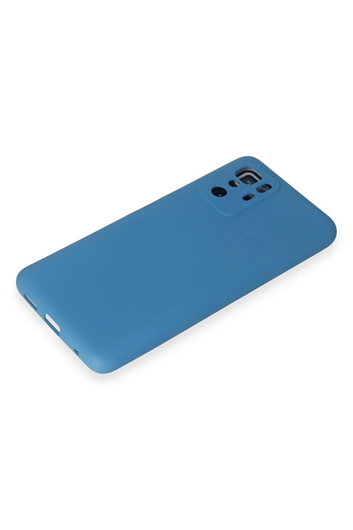 Xi̇aomi̇ Poco X3 Gt Kılıf Nano İ&ccedil;i̇ Kadi̇fe Si̇li̇kon - Mavi̇ - Dropx1923-5979