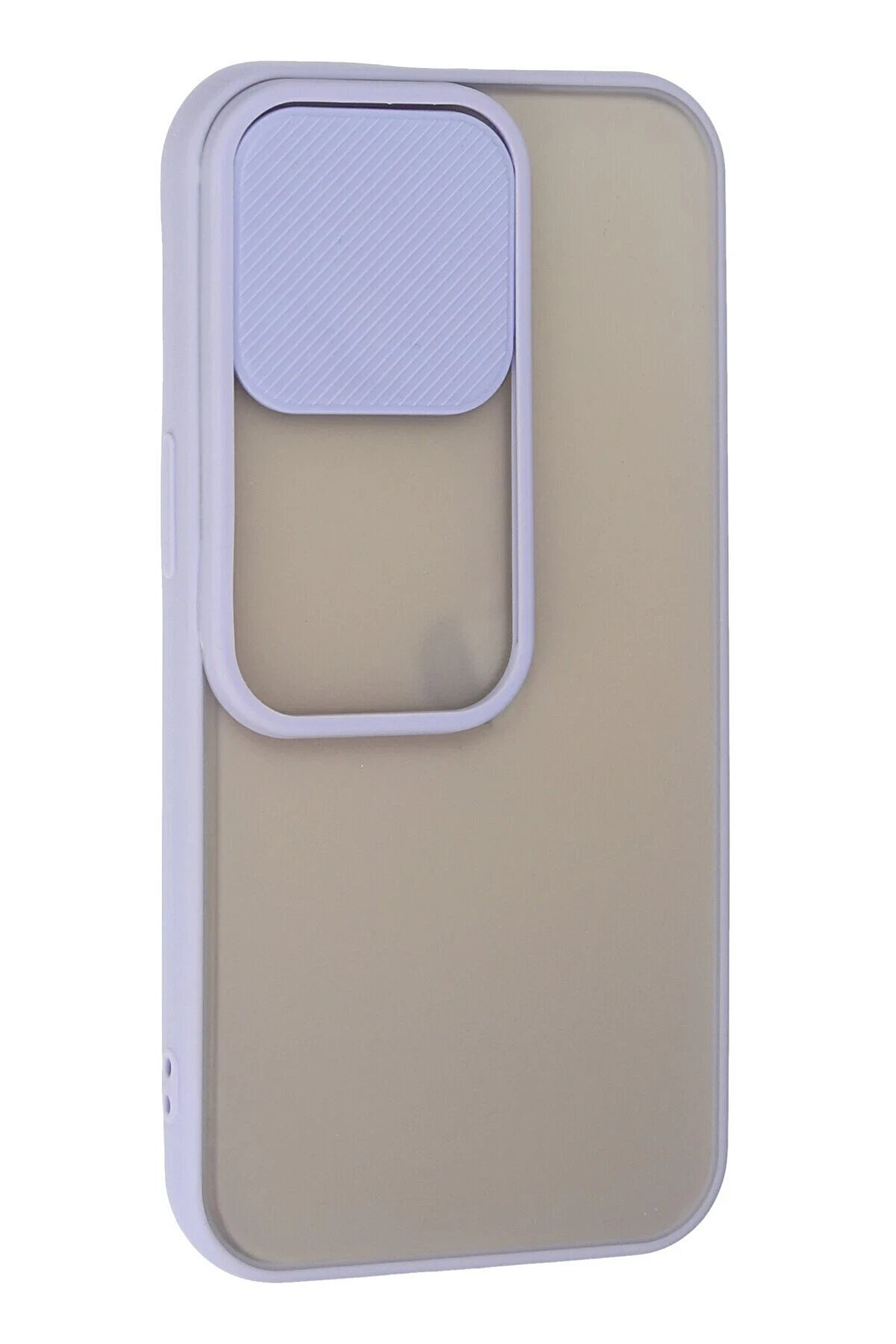 İphone 13 Pro Kılıf Palm Buzlu Kamera Sürgülü Si̇li̇kon - Li̇la - Dropx5199-2270