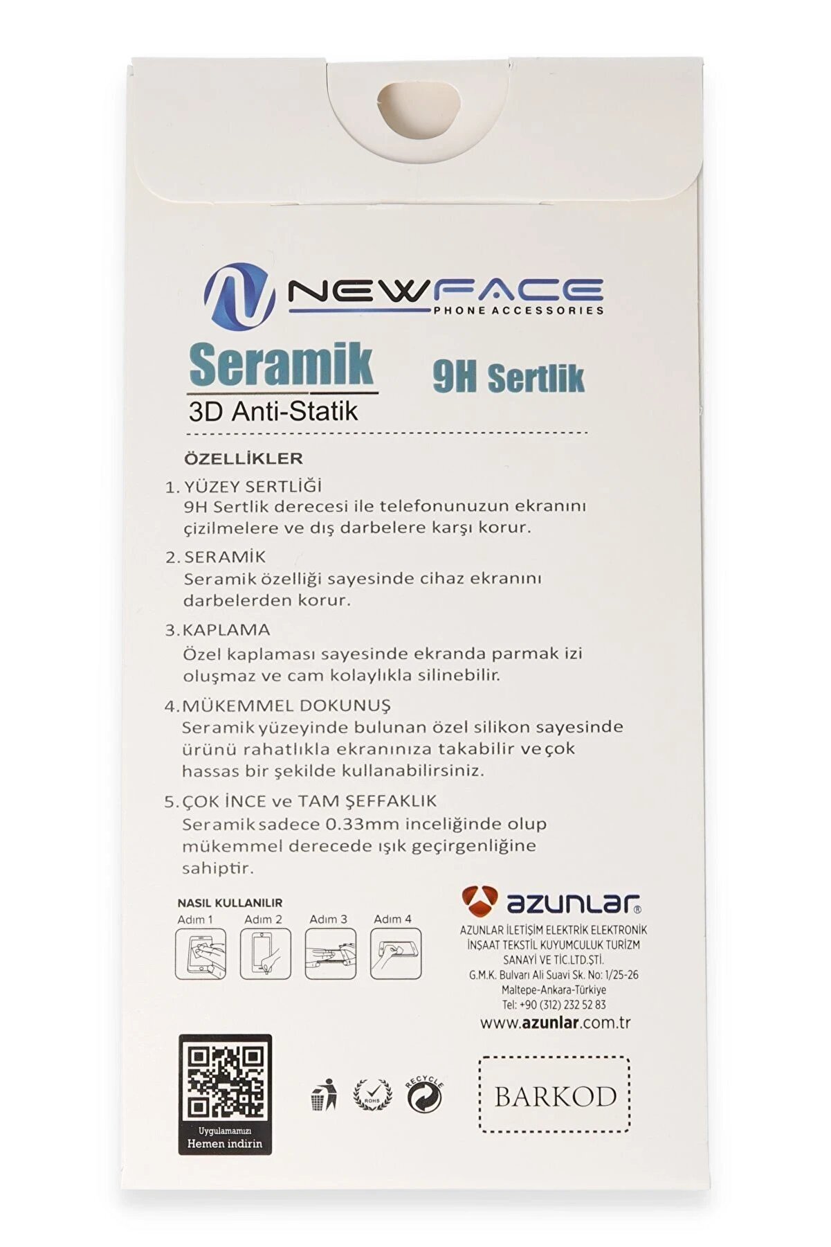 Samsung Galaxy A51 3D Anti̇stati̇k Serami̇k Nano Ekran Koruyucu - Dropx8556-5515