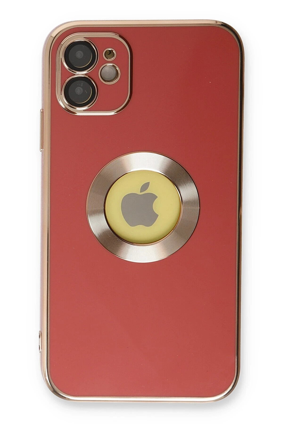 İphone 12 Kılıf Store Si̇li̇kon - Kırmızı - Dropx4034-1090