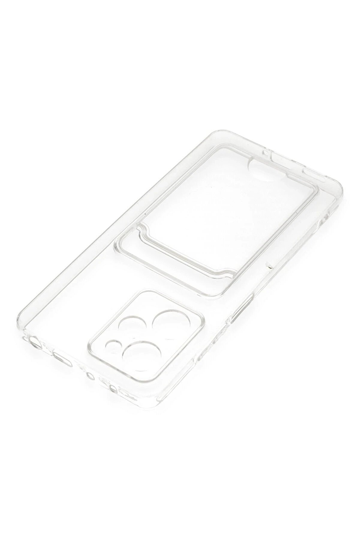 Xi̇aomi̇ Poco X5 Pro 5G Kılıf Kart Şeffaf Si̇li̇kon - Şeffaf - Dropx4597-8414