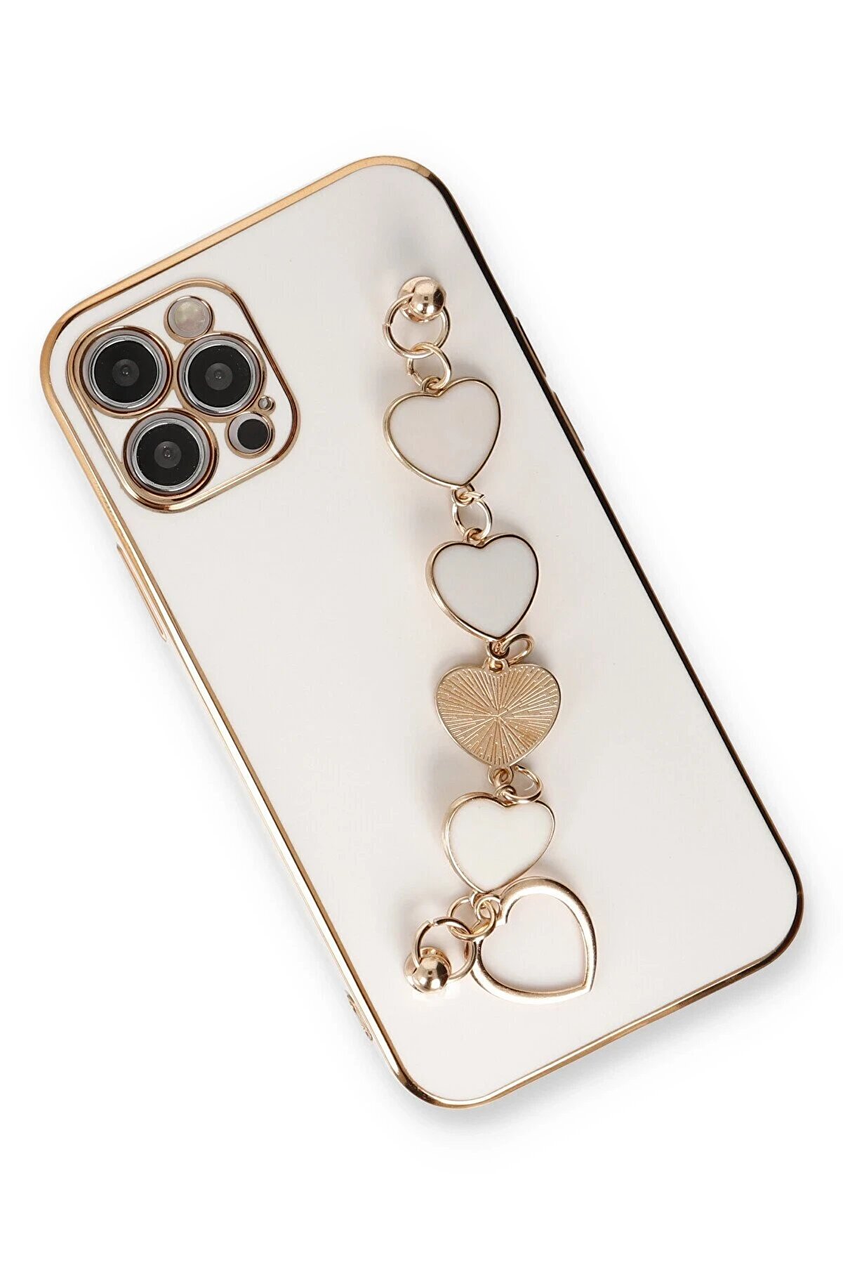 İphone 12 Pro Kılıf Esi̇la Si̇li̇kon - Beyaz - Dropx1432-1562