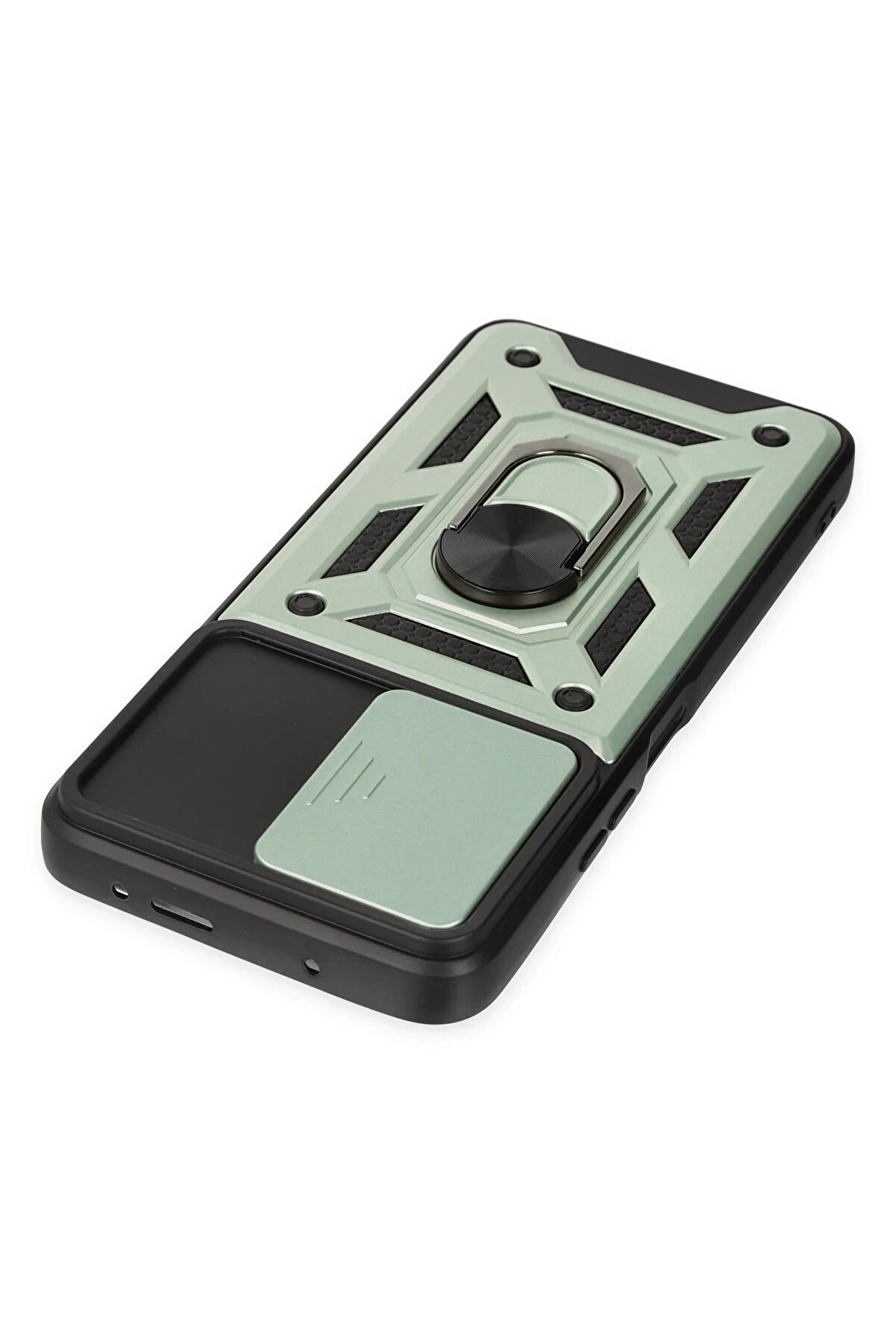 Xi̇aomi̇ Poco X3 Gt Kılıf Pars Lens Y&uuml;z&uuml;kl&uuml; Si̇li̇kon - Yeşi̇l - Dropx1033-7013