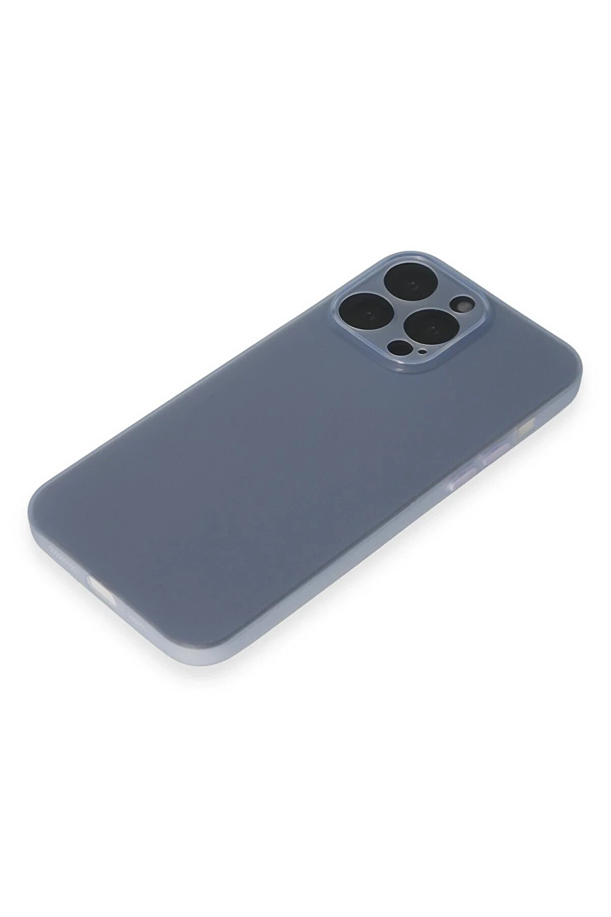 İphone 15 Pro Kılıf Si̇li̇kon - Mavi̇ - Dropx6047-2397