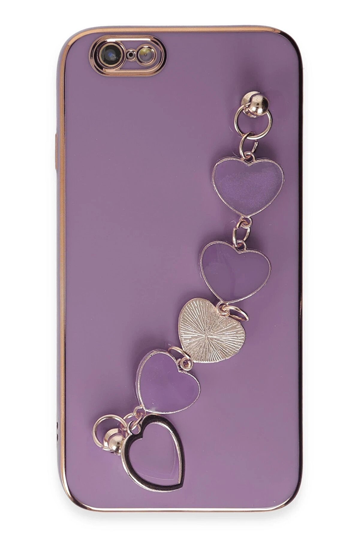 İphone 6 Kılıf Esi̇la Si̇li̇kon - Mor - Dropx7800-6166