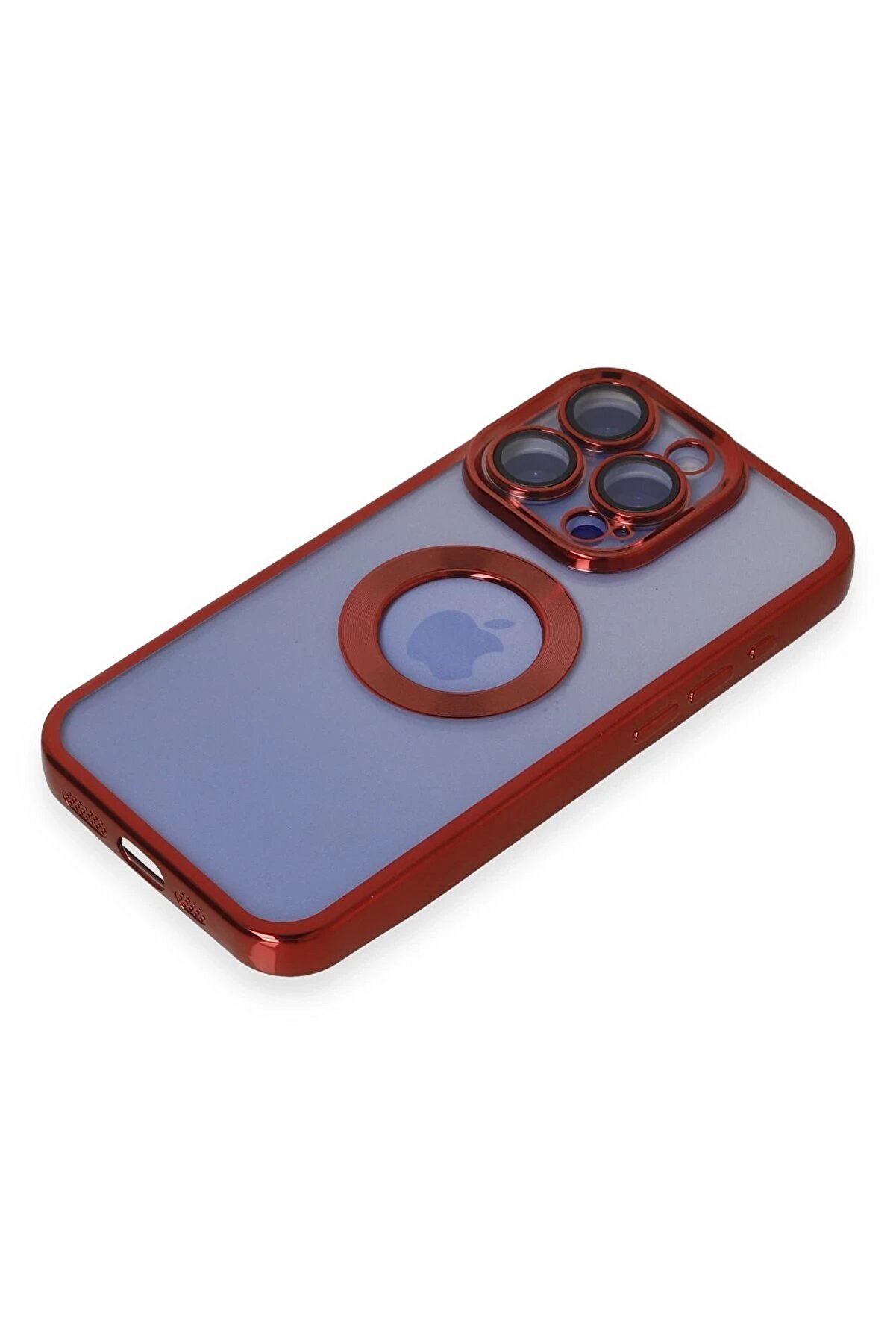 İphone 15 Pro Max Kılıf Slot Si̇li̇kon - Kırmızı - Dropx9578-9341