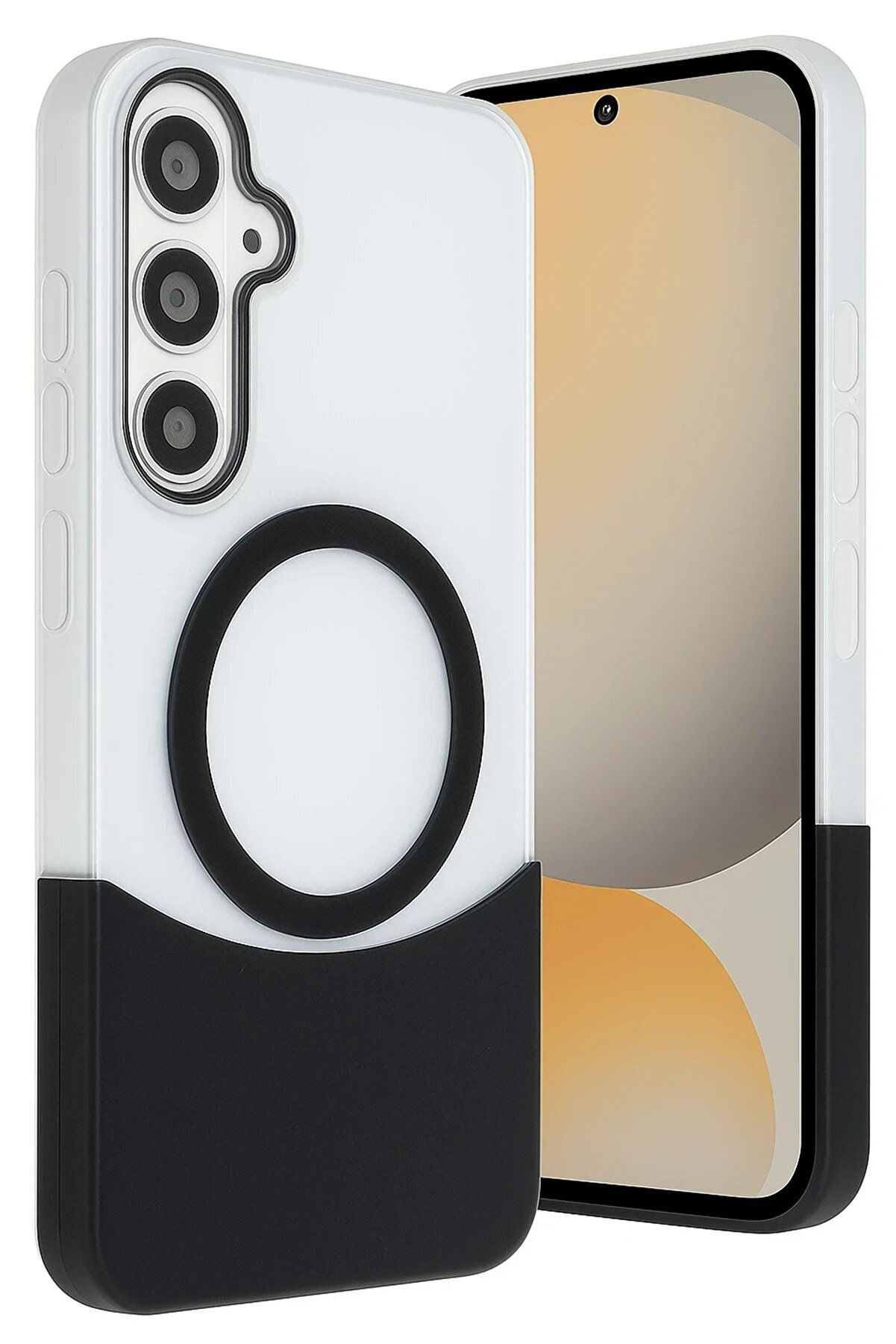 Samsung Galaxy S24 Fe Velar Magsafe Kapak - Si̇yah - Dropx7320-8945