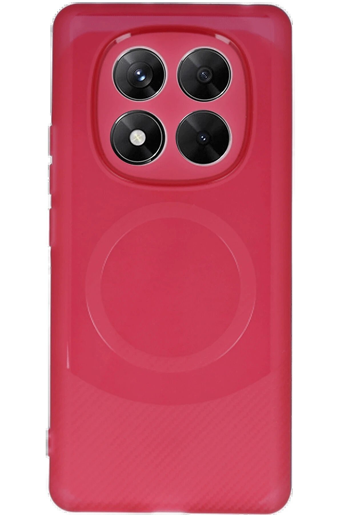 Xi̇aomi̇ Redmi̇ Note 14 Pro 5G Kılıf Maya Karbon Kapak - Bordo - Dropx6085-3750