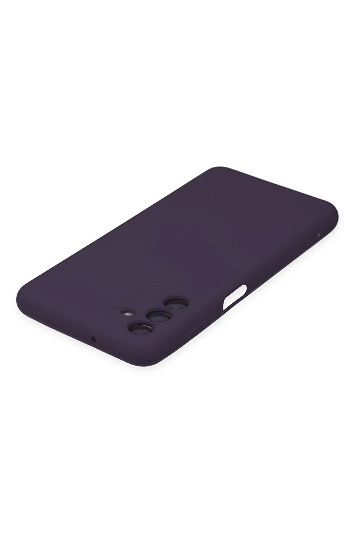Samsung Galaxy A04S Kılıf Nano İçi̇ Kadi̇fe Si̇li̇kon - Mor - Dropx6504-3717