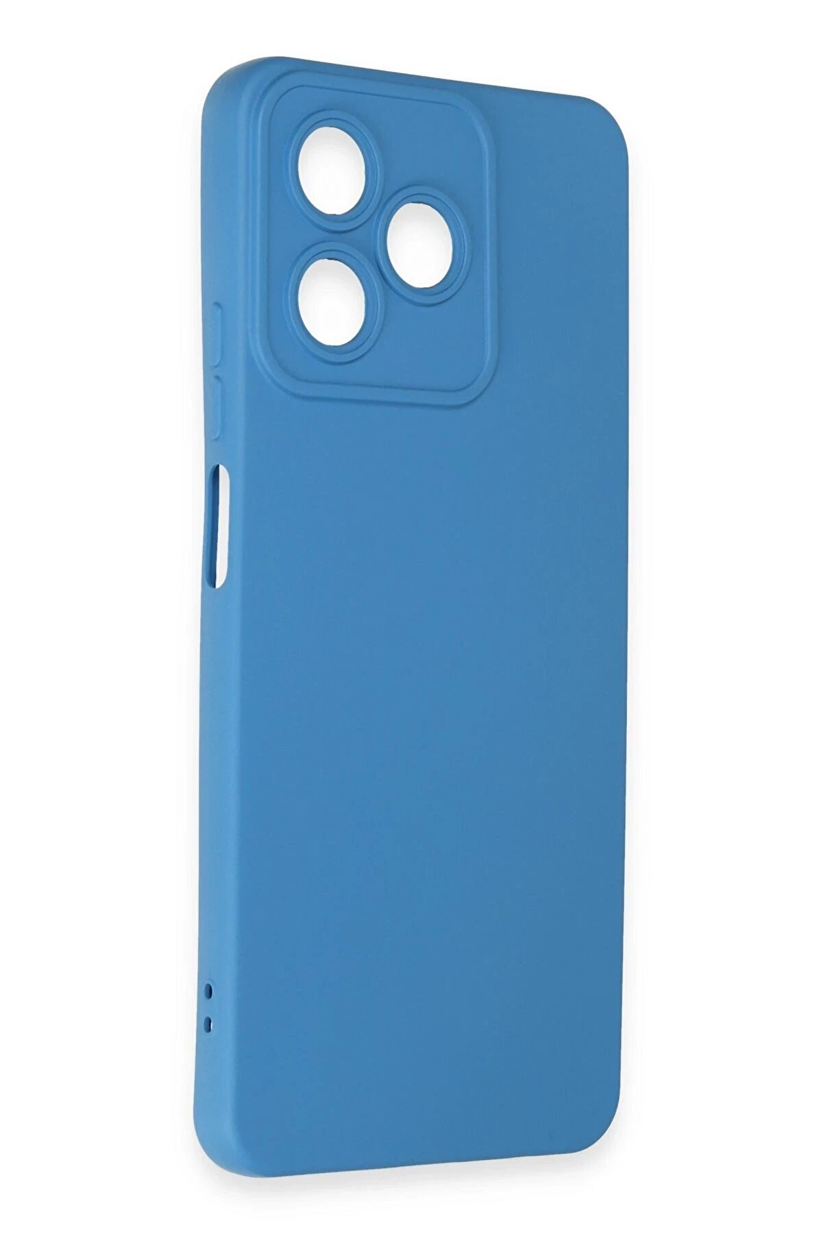 Realme C53 Kılıf Nano İçi̇ Kadi̇fe Si̇li̇kon - Mavi̇ - Dropx1770-5373